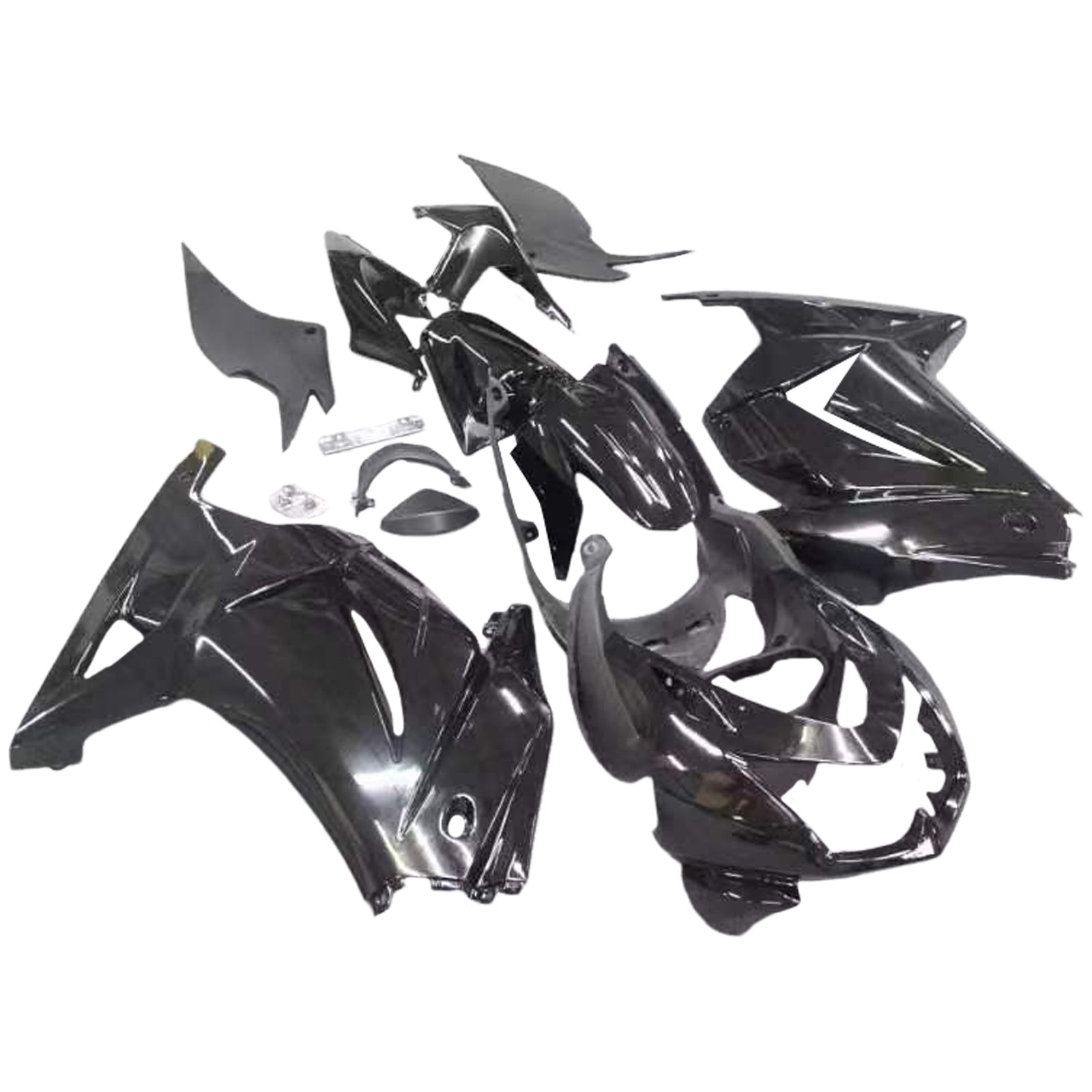 Kit de carénage d'injection Kawasaki EX250 Ninja250R 2008-2012, carrosserie en plastique ABS #114