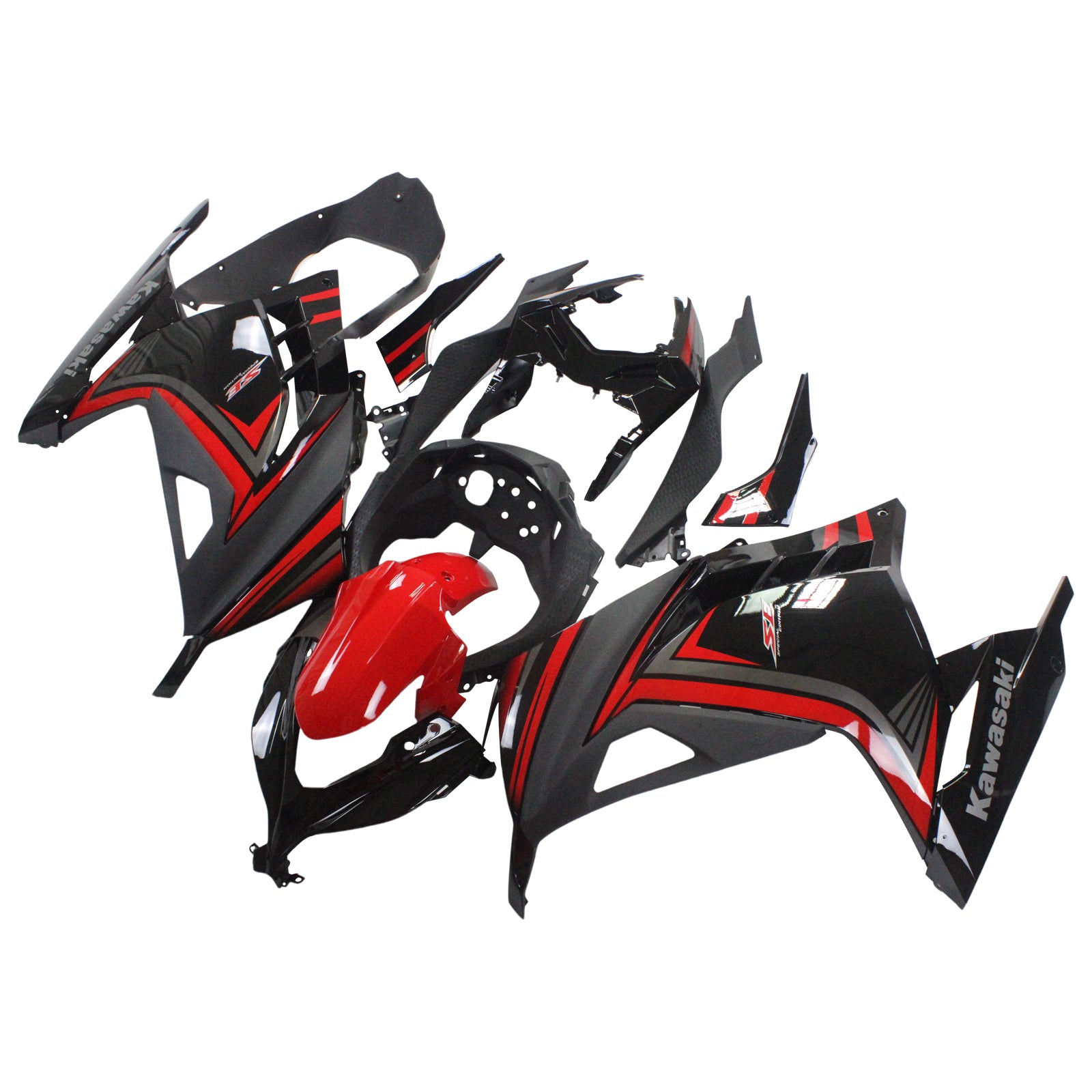 2013-2024 Kawasaki EX300/Ninja 300 Injectiekuipset Carrosserie Kunststof ABS