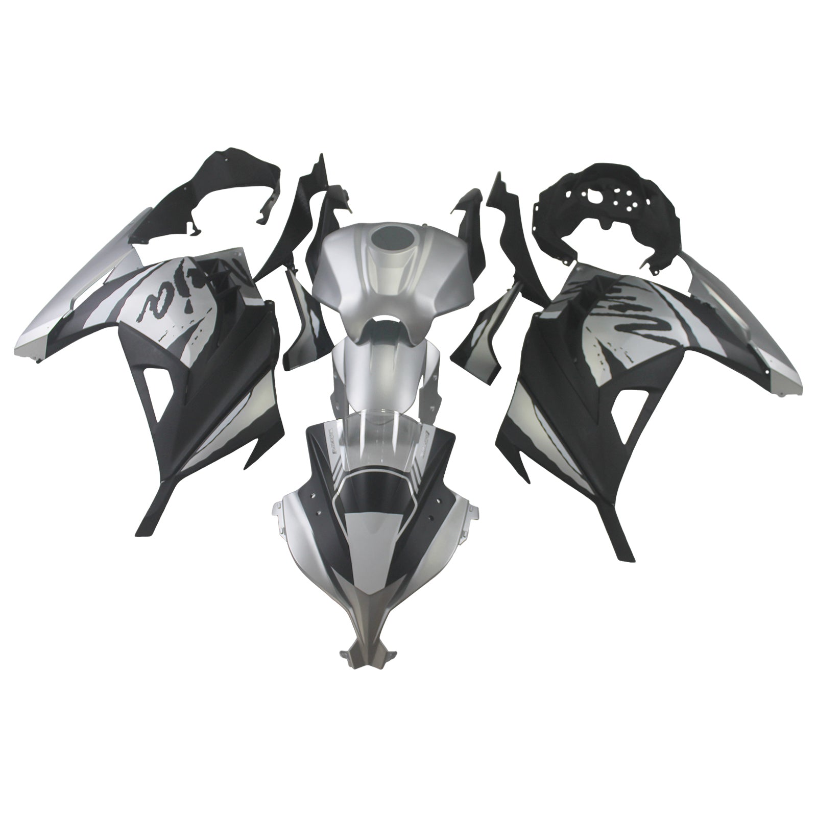 2013-2024 Kawasaki Ex 300/Ninja 300 Kit de carénage injection Bodywork Abs en plastique