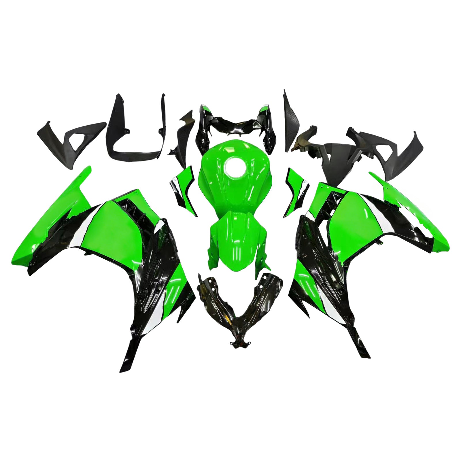 Kit de carénage d'injection Kawasaki EX300/Ninja 300 2013-2024, carrosserie en plastique ABS