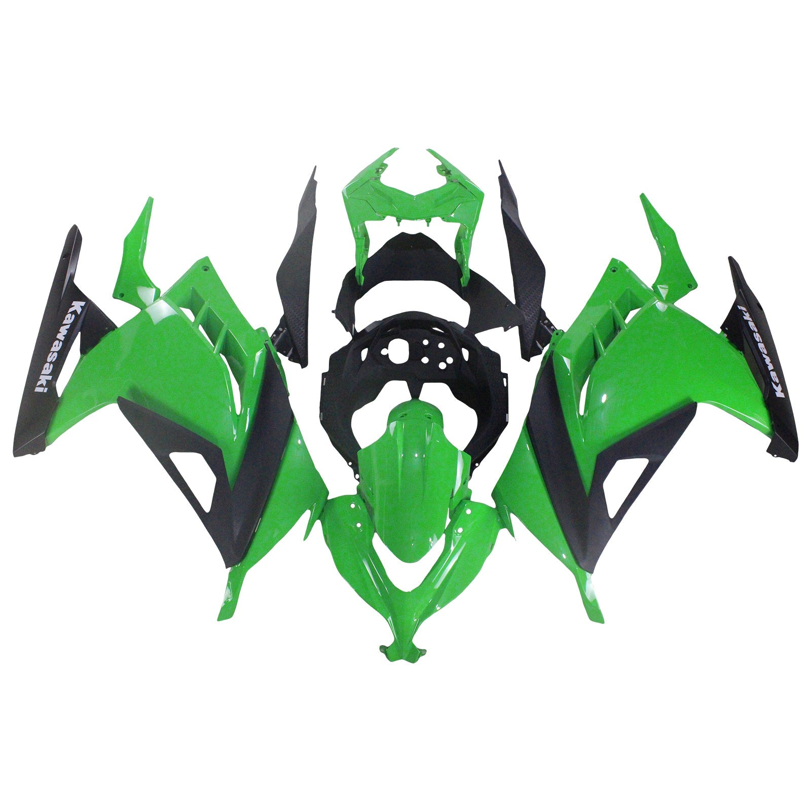 2013-2024 Kawasaki Ex 300/Ninja 300 Kit de carénage injection Bodywork Abs en plastique