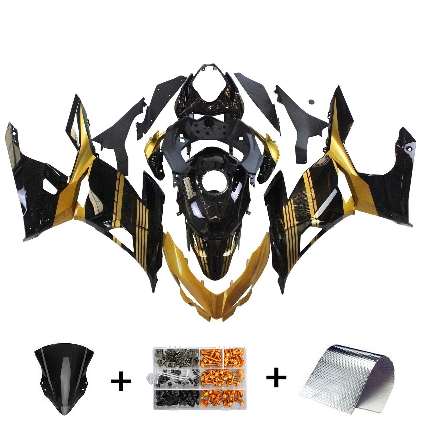 Kit de carénage Kawasaki EX400/Ninja400 2018-2024
