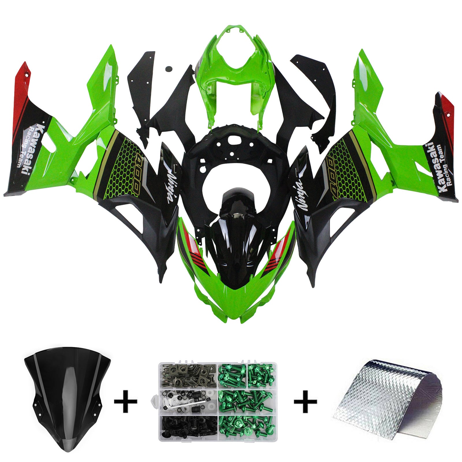 Kit de carénage Kawasaki EX400/Ninja400 2018-2024