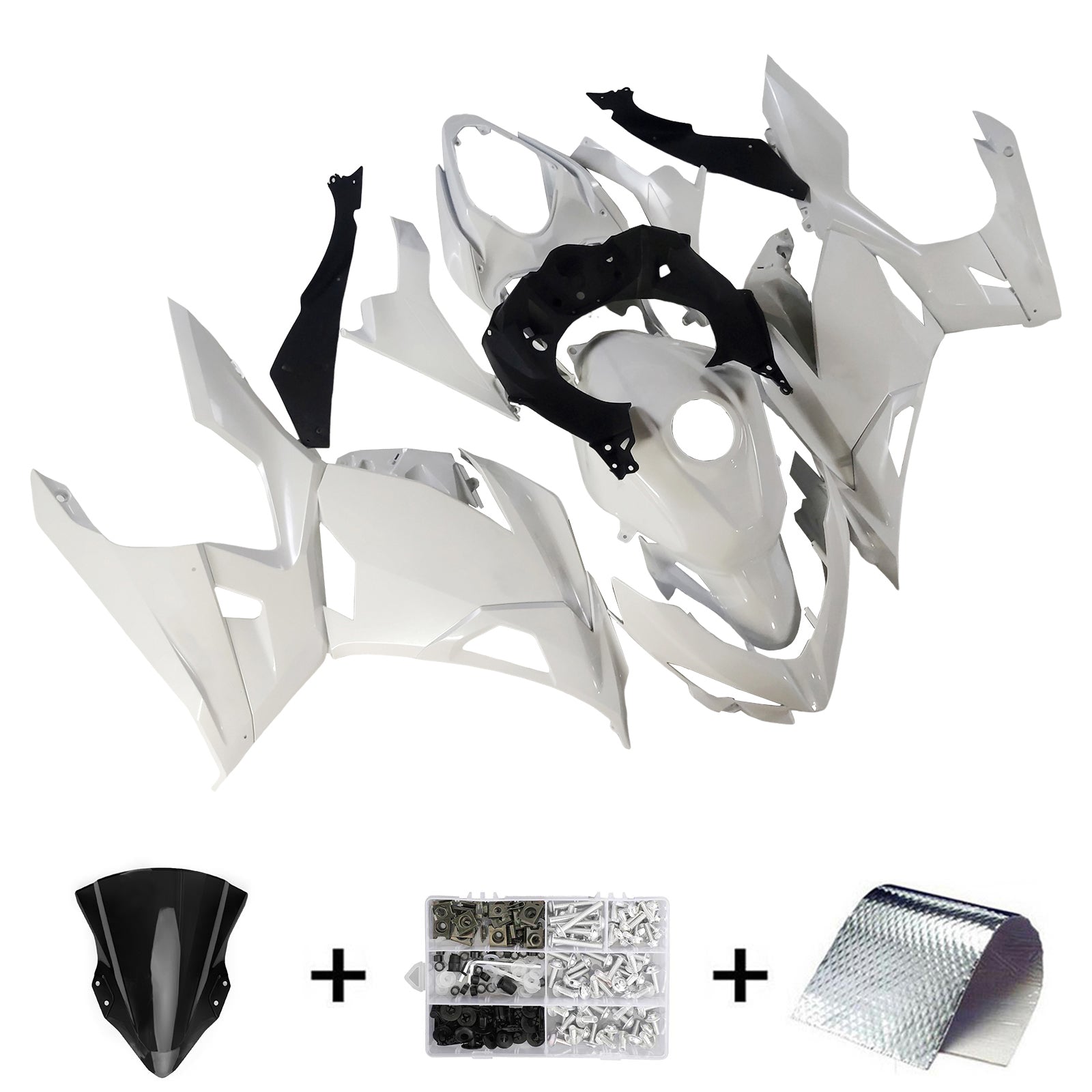 Kit de carénage Kawasaki EX400/Ninja400 2018-2024