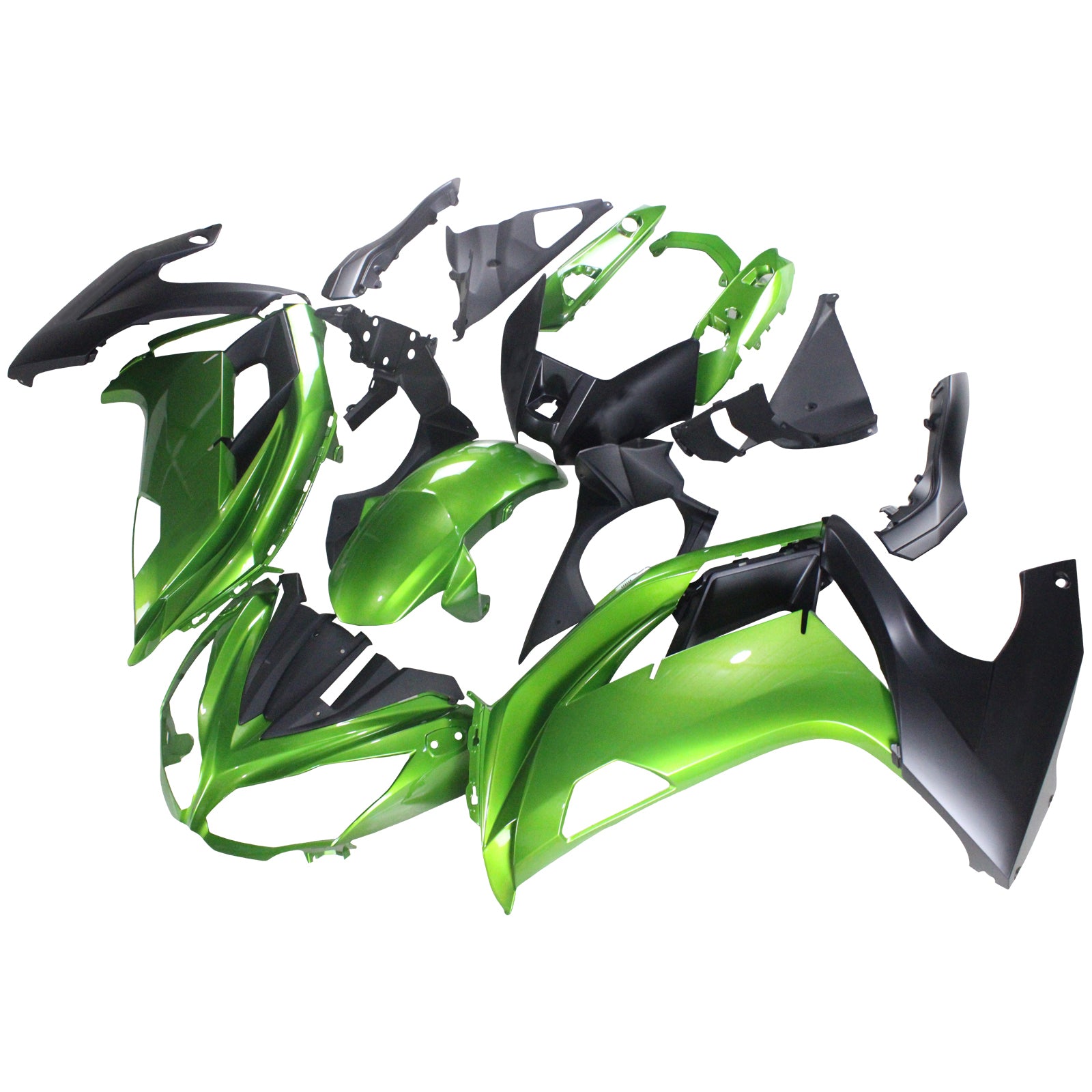 2012-2016 Kawasaki ER6F Ninja650 Amotopart Injectiekuipset Carrosserie Kunststof ABS #113