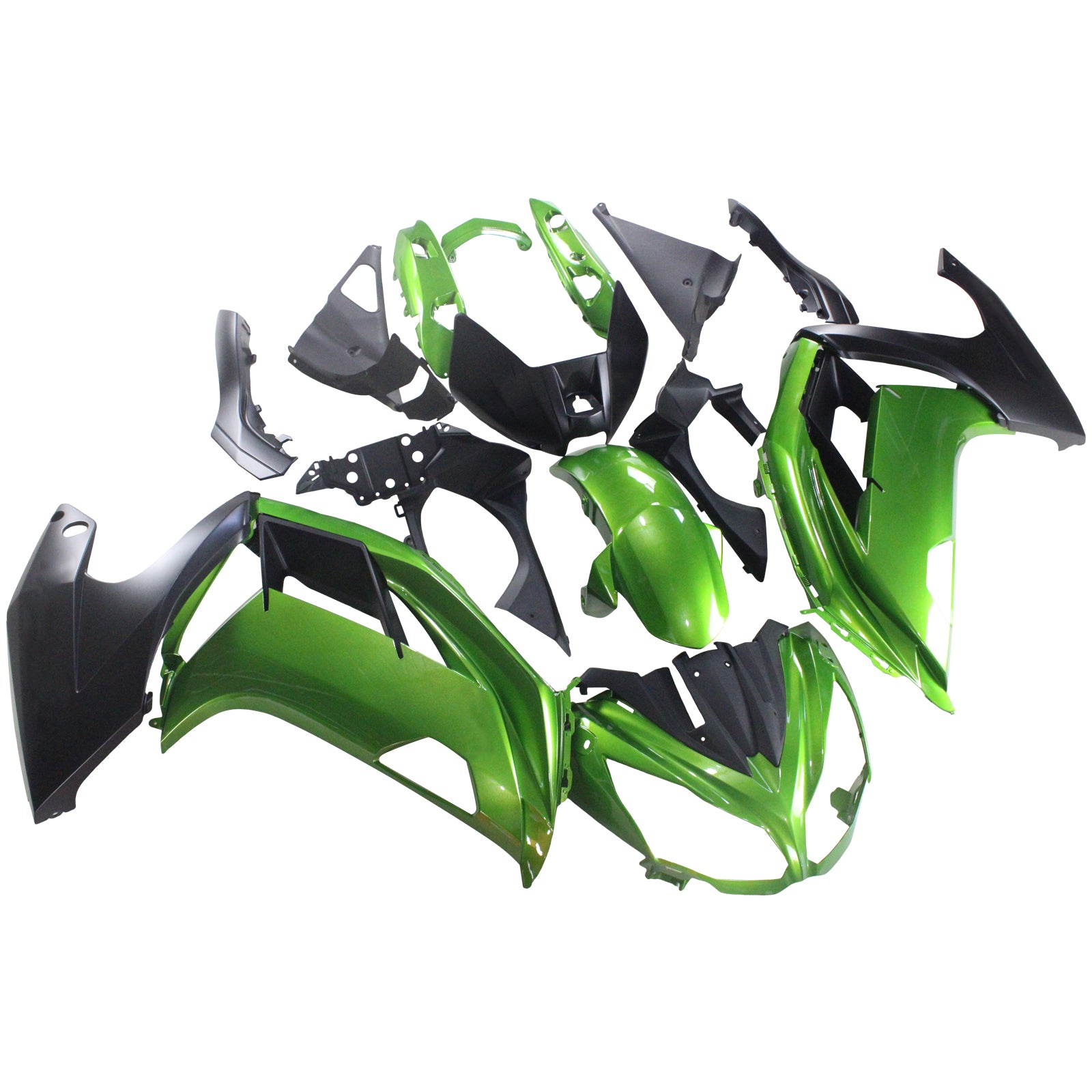 2012-2016 Kawasaki ER6F Ninja650 Amotopart Injectiekuipset Carrosserie Kunststof ABS #113
