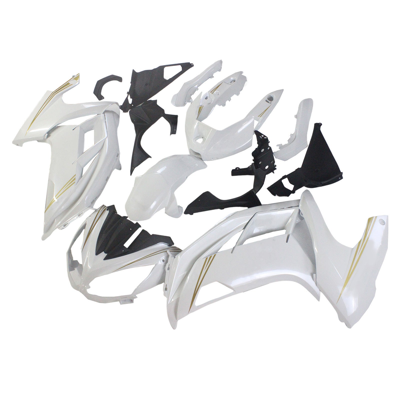 2012-2016 Kawasaki ER6F Ninja650 Amotopart Injectiekuipset Carrosserie Kunststof ABS #121