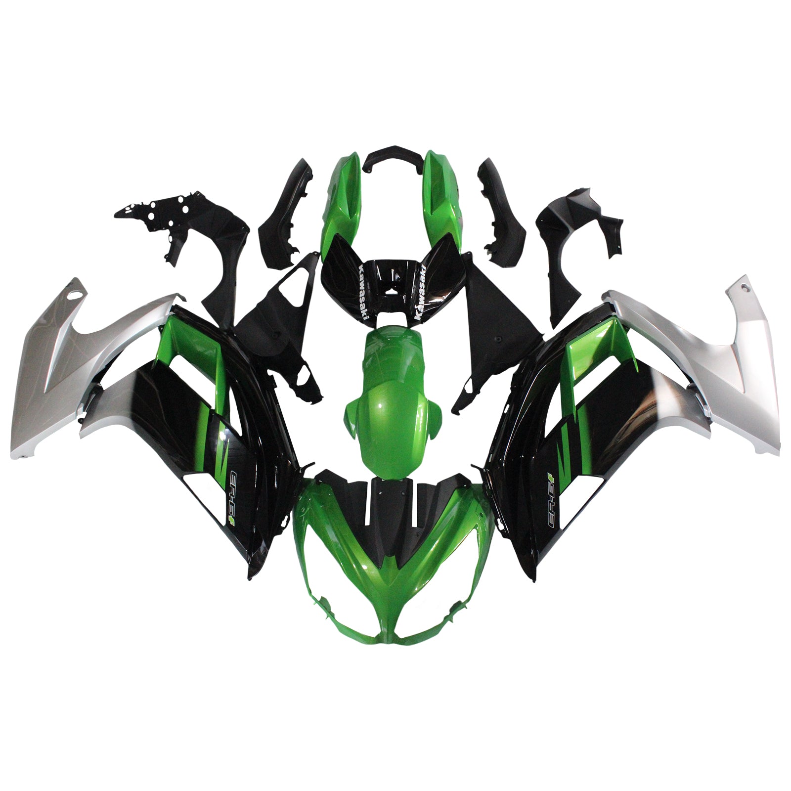 2012-2016 Kawasaki ER6F Ninja650 Amotopart Injection Fairing Kit Bodywork Plastic ABS #124