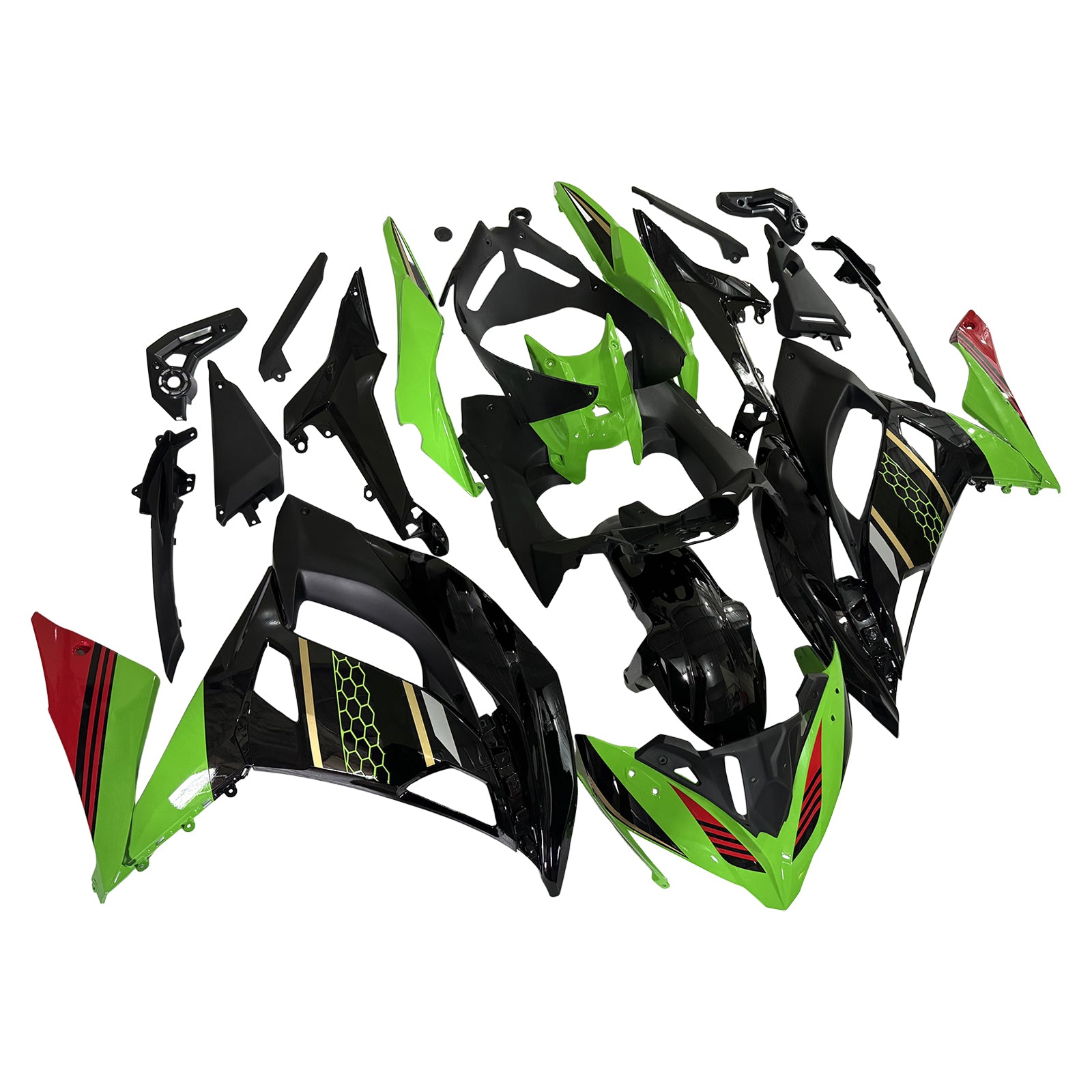 2017-2019 Kawasaki Ninja 650 ER-6F EX650 Fairing Kit Plastic 02# Generic