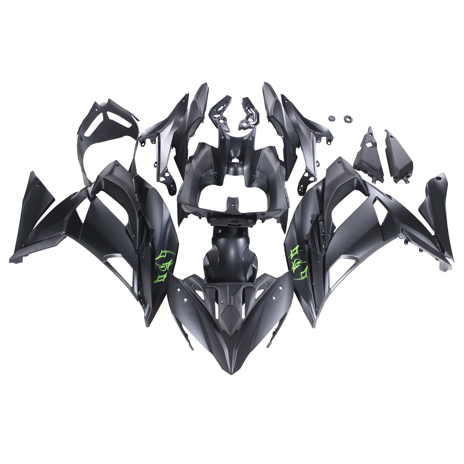 2017-2019 Kawasaki ER6F/Ninja650R Amotopart Injeksjon Fairing Kit Bodywork Plastic ABS #101
