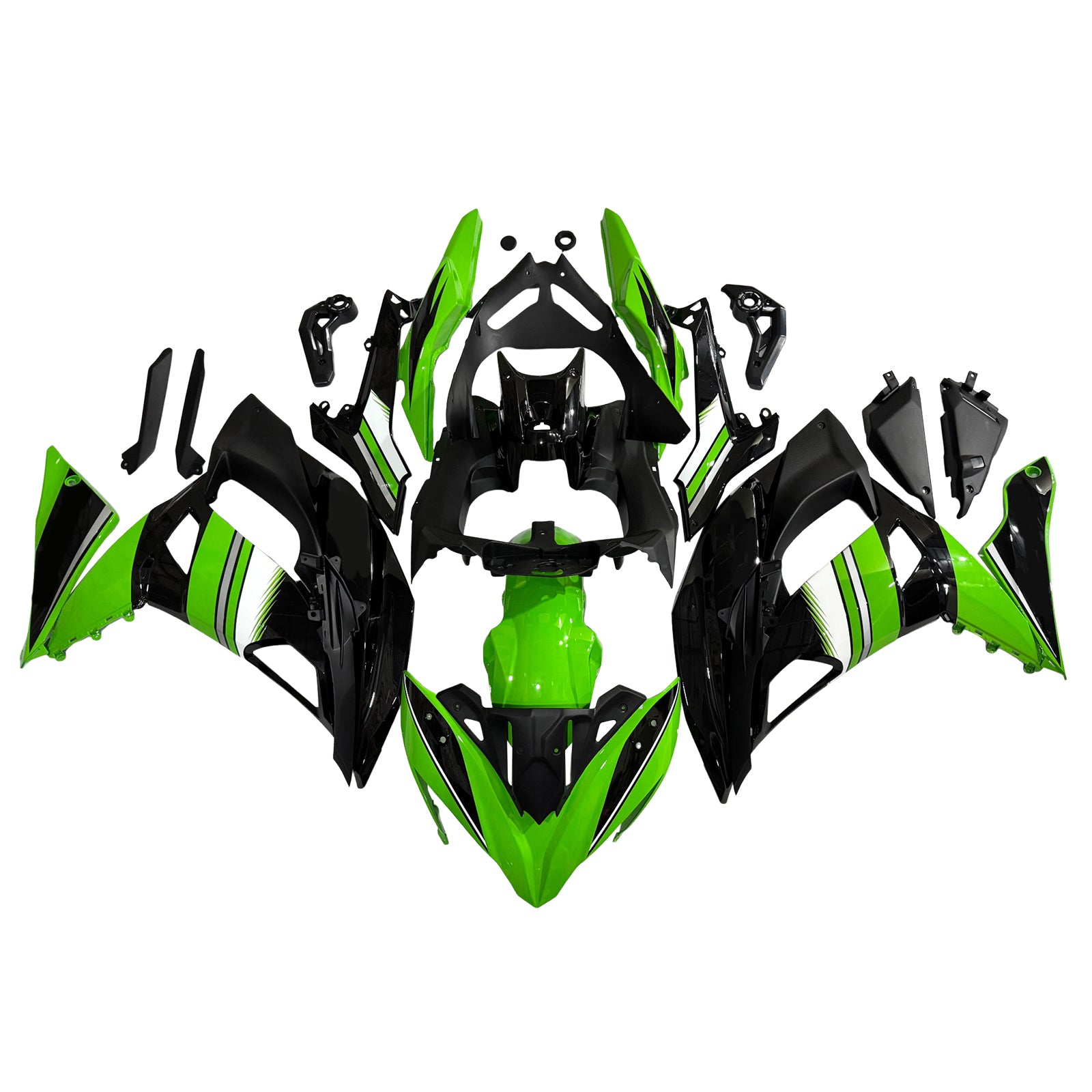 2017-2019 KAWASAKI ER6F/NINJA650R Injektionsmässa Kropp Kroppsarbete Plast ABS#114