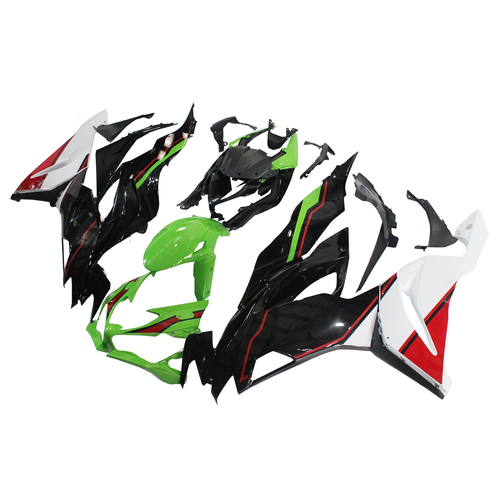 2019-2020 Kawasaki ZX6R Amotopart injectiekuipset carrosserie kunststof ABS #102