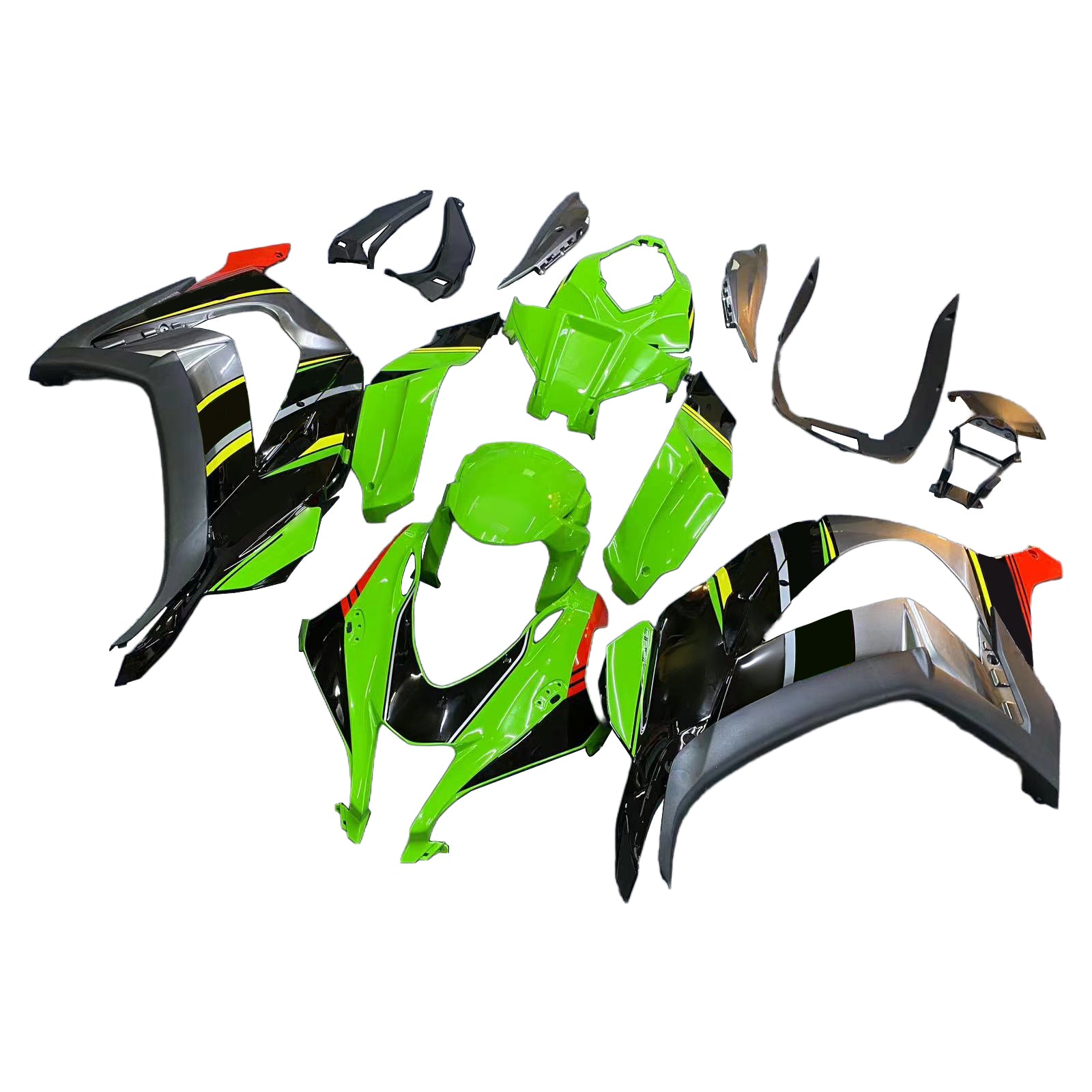 2016-2020 Kawasaki ZX10R injectiekuipset carrosserie kunststof ABS #152