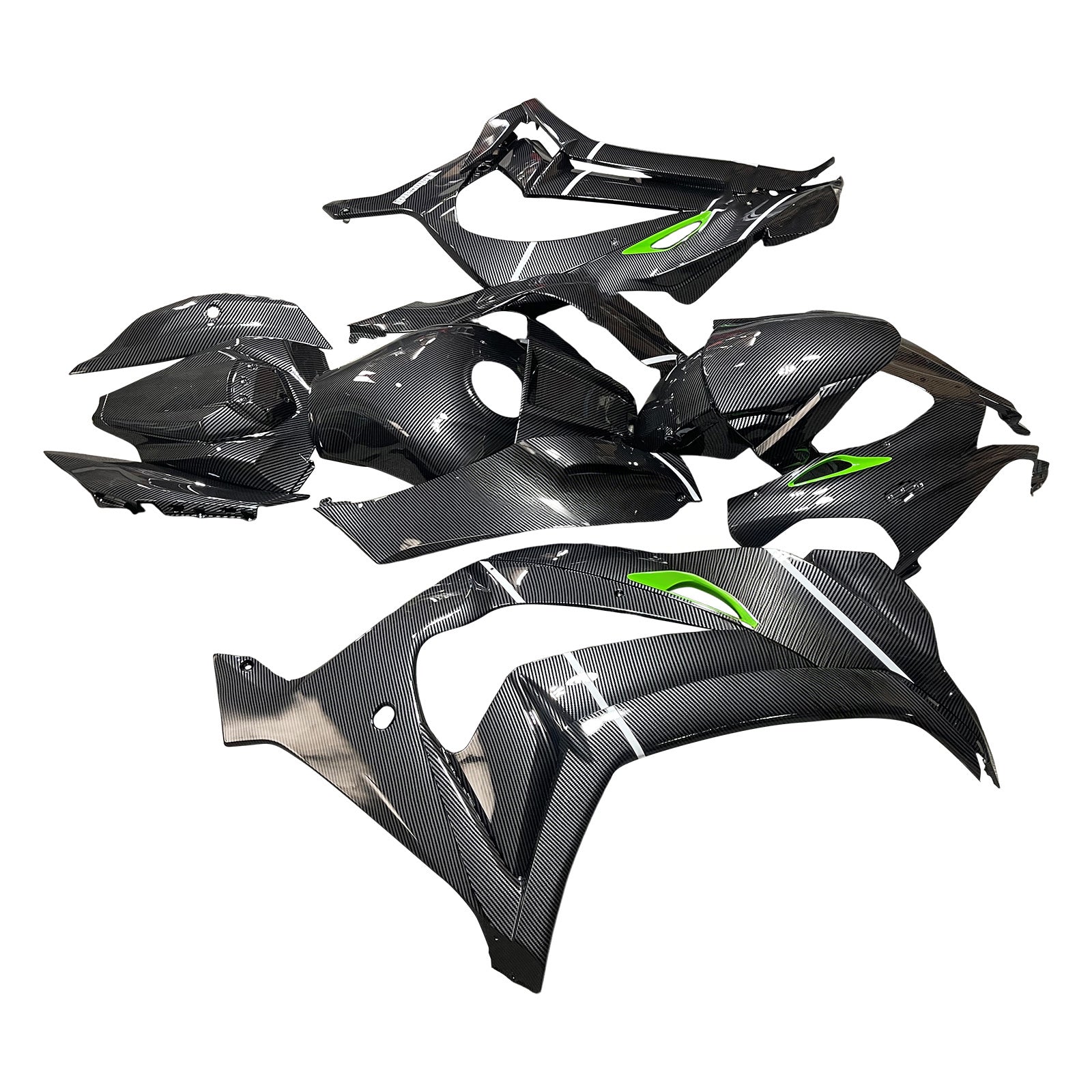 Injection Fairing Kit Bodywork Plastic ABS fit For Kawasaki ZX10R 2016-2020