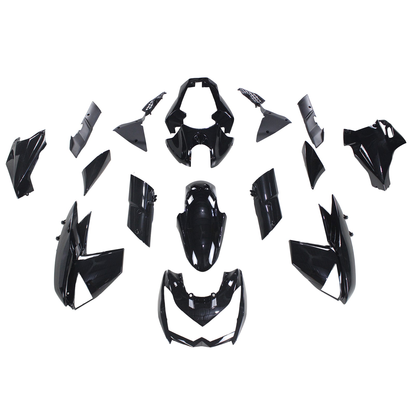 2010-2013 Kawasaki Z1000 Amotopart Injection Fairing Kit Bodywork Plastic ABS #101