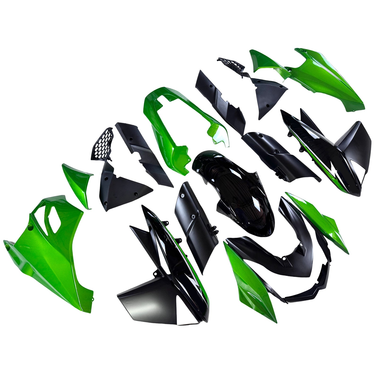 Kit de carénage d'injection Kawasaki Z1000 2010-2013, carrosserie en plastique ABS #109