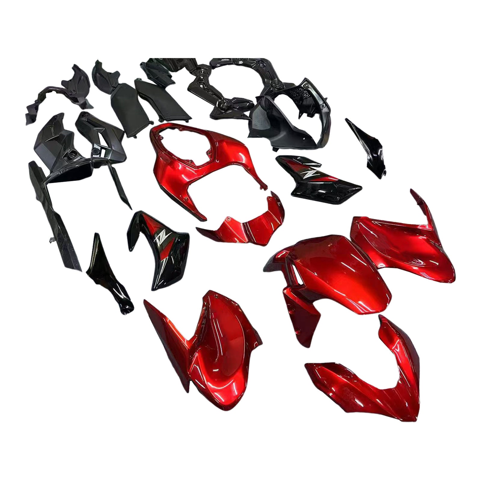 2017-2019 Kawasaki Z900 Amotopart vstrekovacia kapotážová súprava karoséria Plast ABS #103