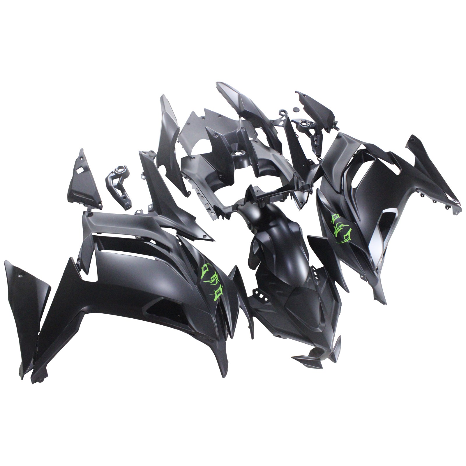 2020-2024 Kawasaki ER-6F Ninja650 Kit de carenado de inyección Carrocería ABS # 101