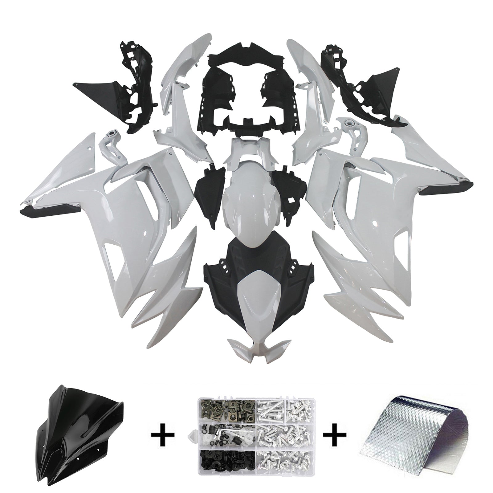 2020-2024 Kawasaki ER-6F Ninja650 Injection Fairing Kit Bodywork ABS #101