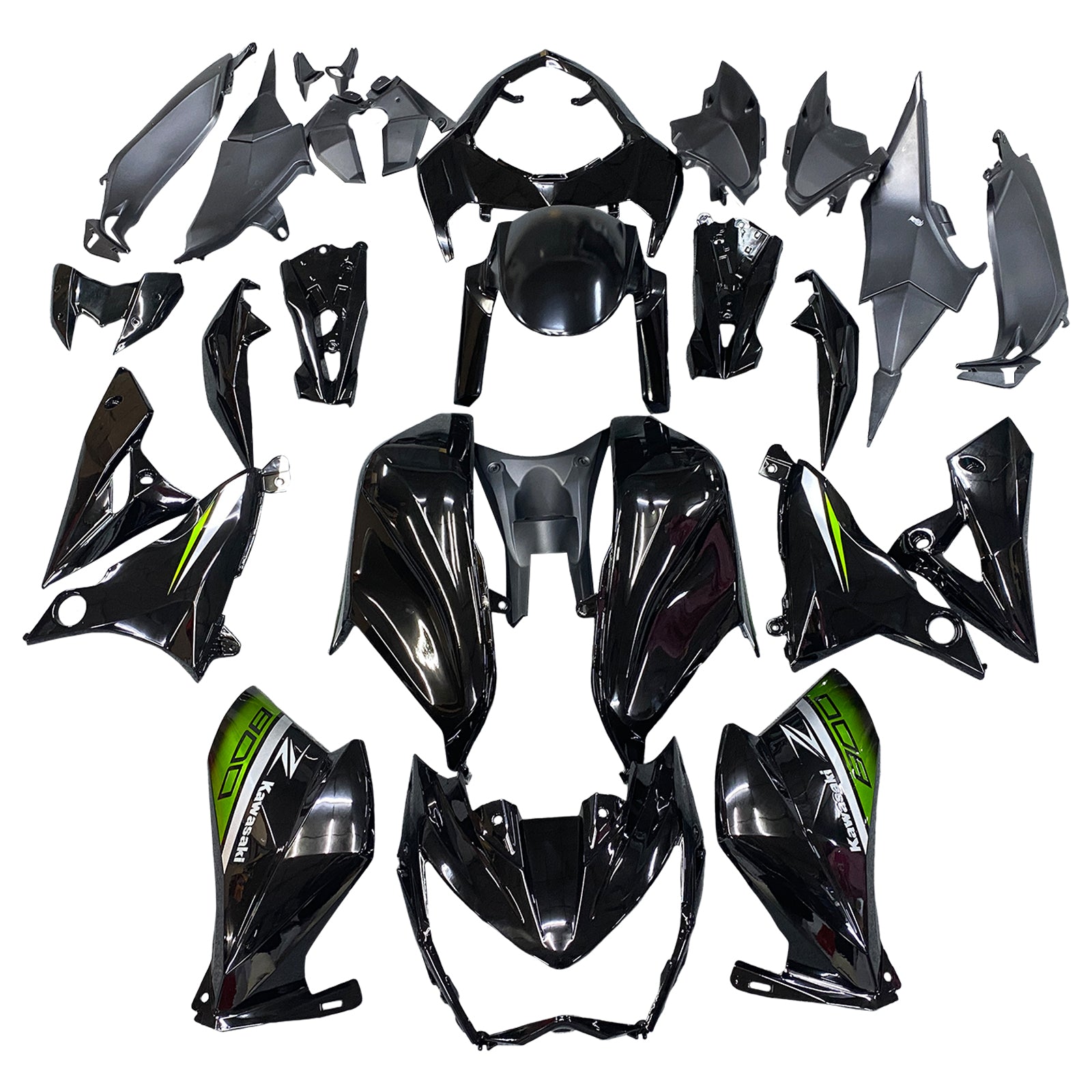 2013-2018 Kawasaki Z800 Amotopart Injection Fairing Kit Bodywork Plastic ABS #104