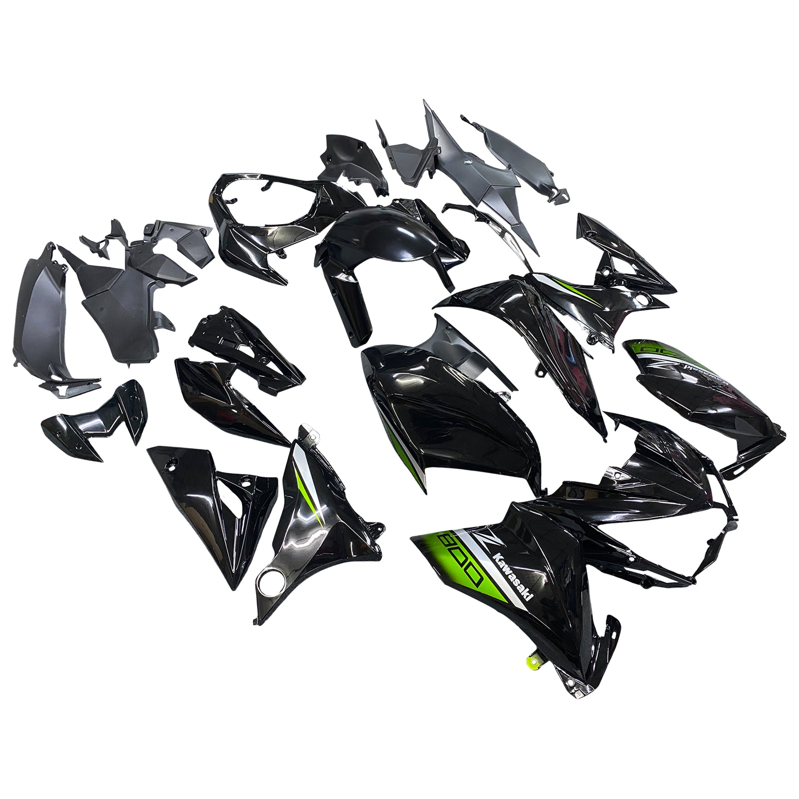 2013-2018 Kawasaki Z800 Amotopart Injection Fairing Kit Bodywork Plastic ABS #104