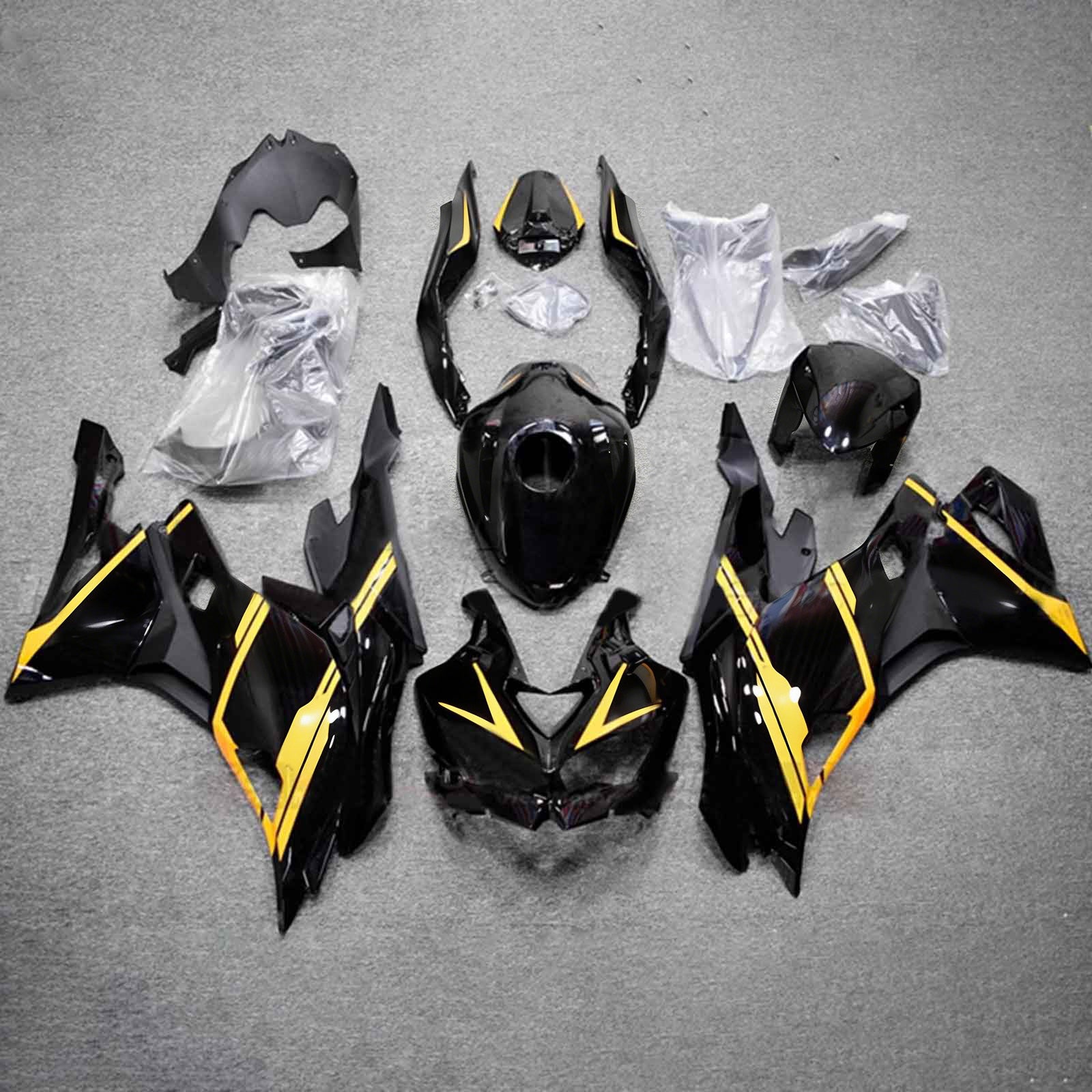 2019-2025 Kawasaki Ninja ZX-25R Kit de carénage d'injection Amotopart Carrosserie ABS # 104