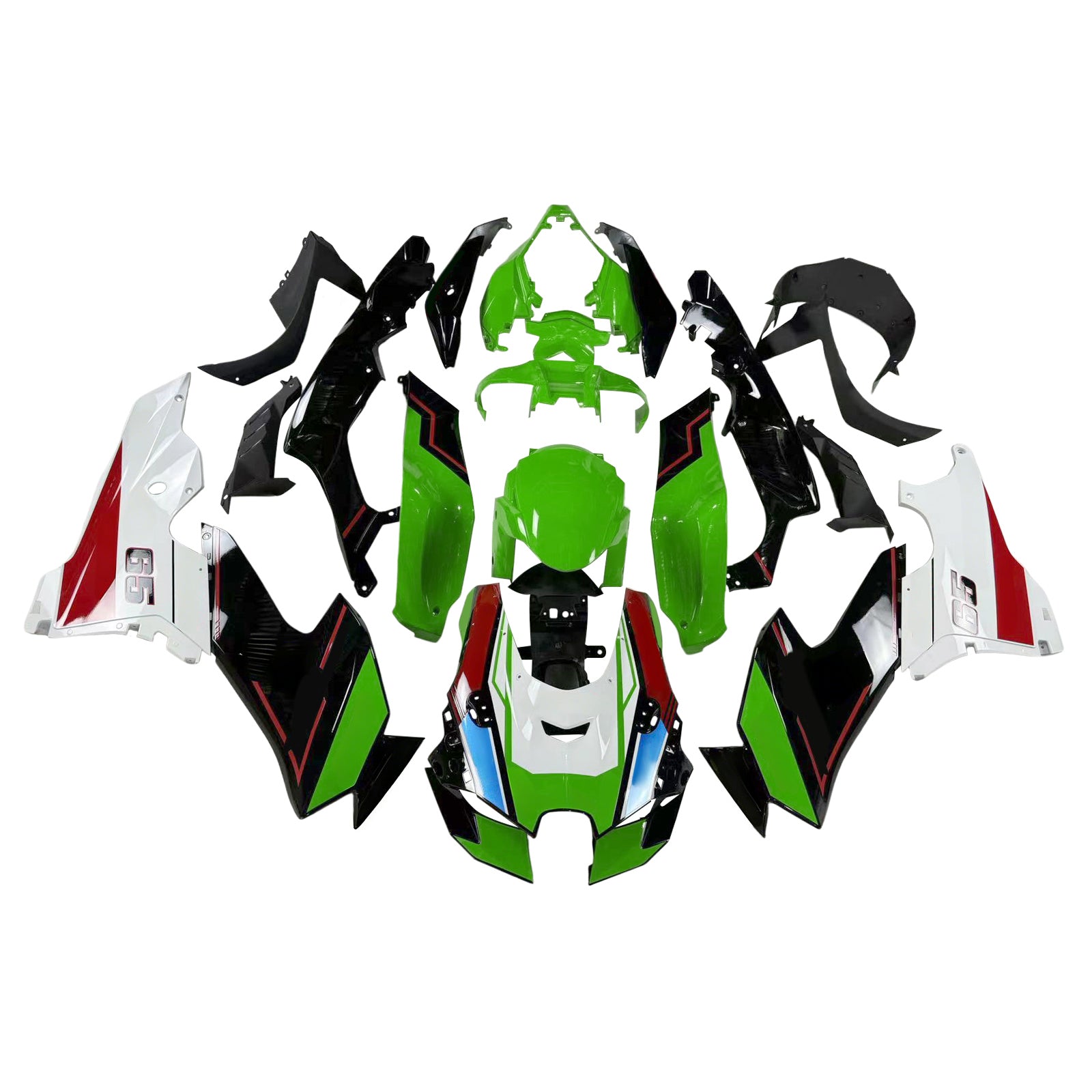 2021-2024 Kawasaki ZX-10R ZX10R AmotoPart Injekcia Kit na kapote Kozy