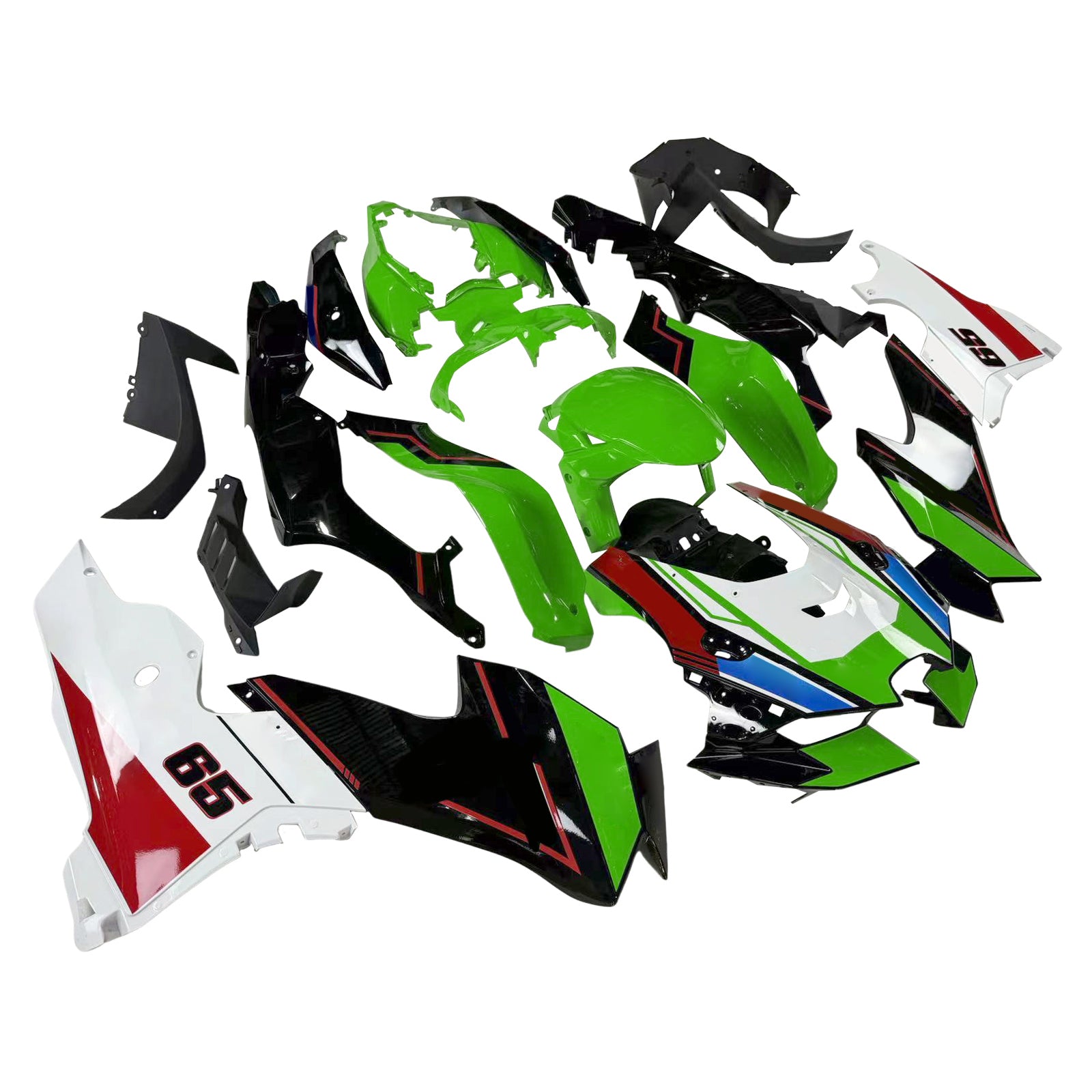2021-2024 Kawasaki ZX-10R ZX10R AmotoPart Injekcia Kit na kapote Kozy