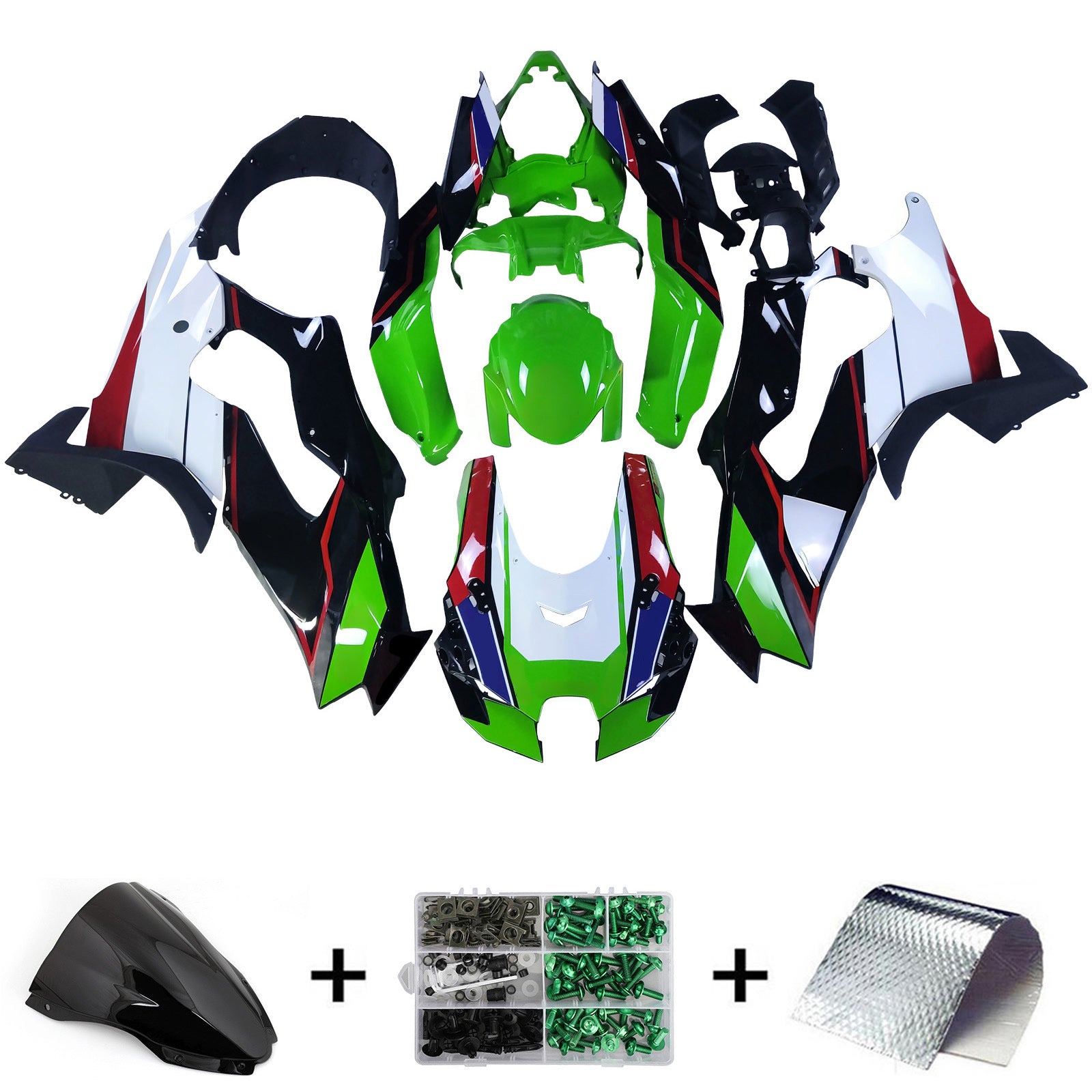 2021-2024 Kawasaki ZX-10R ZX-10RR Kit de carenado de inyección Carrocería ABS