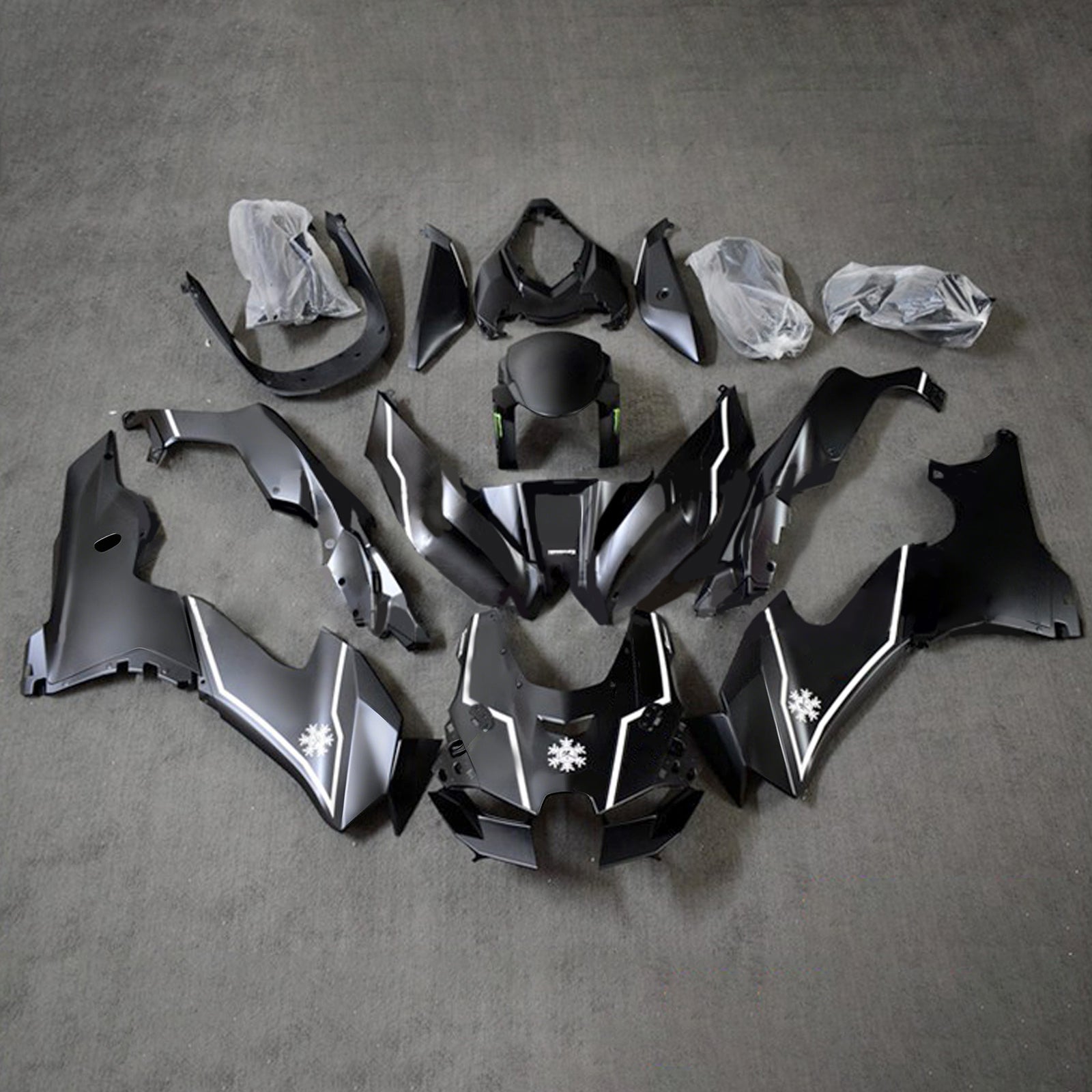Kit de carénage d'injection Kawasaki ZX-10R ZX-10RR 2021-2024 ABS