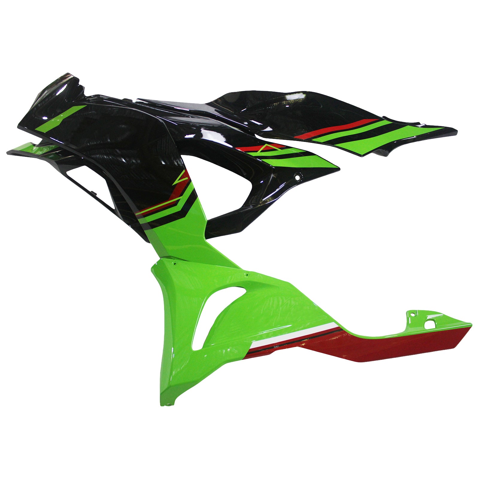2024-2025 KAWASAKI ZX-6R ZX6R KIT DE FAFORMAÇÃO DE INFEÇÃO ABS PLÁSTICA