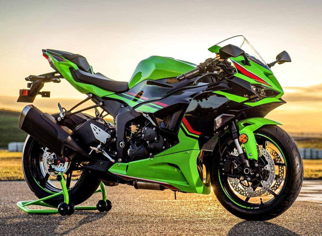 2024-2025 KAWASAKI ZX-6R ZX6R KIT DE FAFORMAÇÃO DE INFEÇÃO ABS PLÁSTICA