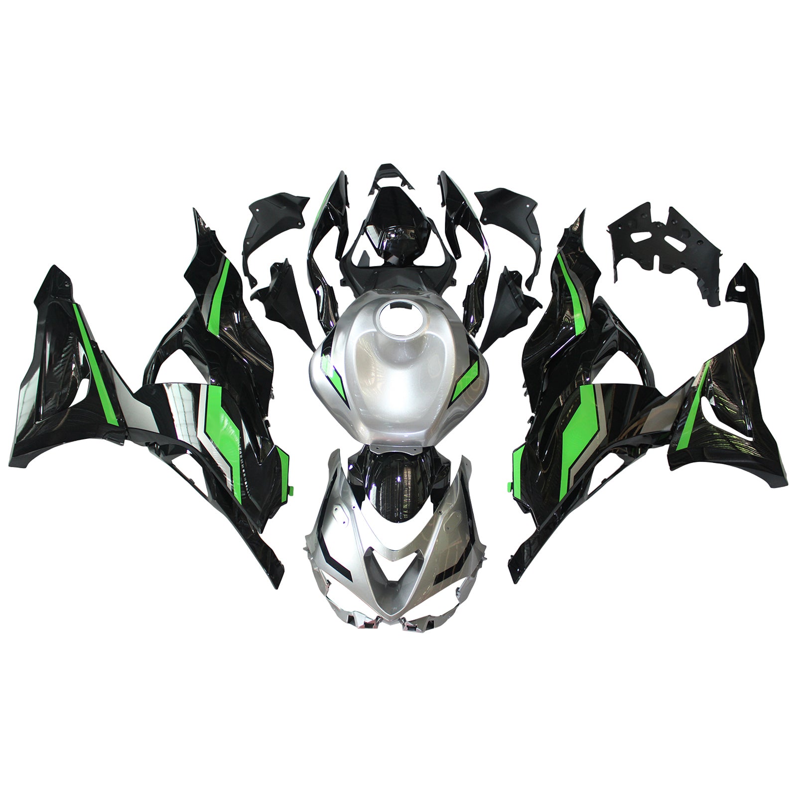 2024-2025 KAWASAKI ZX-6R ZX6R KIT DE FAFORMAÇÃO DE INFEÇÃO ABS PLÁSTICA