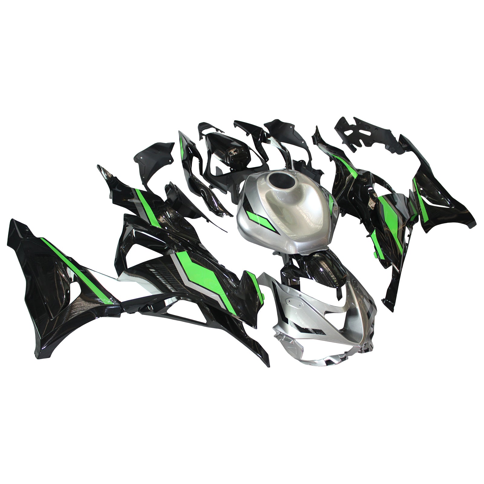 2024-2025 KAWASAKI ZX-6R ZX6R KIT DE FAFORMAÇÃO DE INFEÇÃO ABS PLÁSTICA