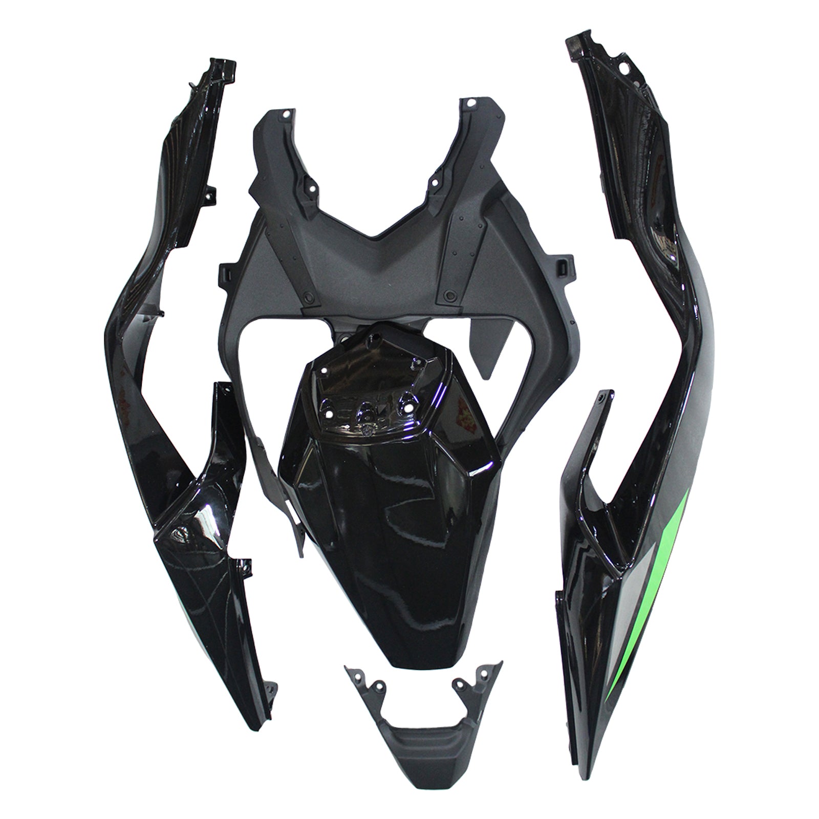 2024-2025 KAWASAKI ZX-6R ZX6R KIT DE FAFORMAÇÃO DE INFEÇÃO ABS PLÁSTICA