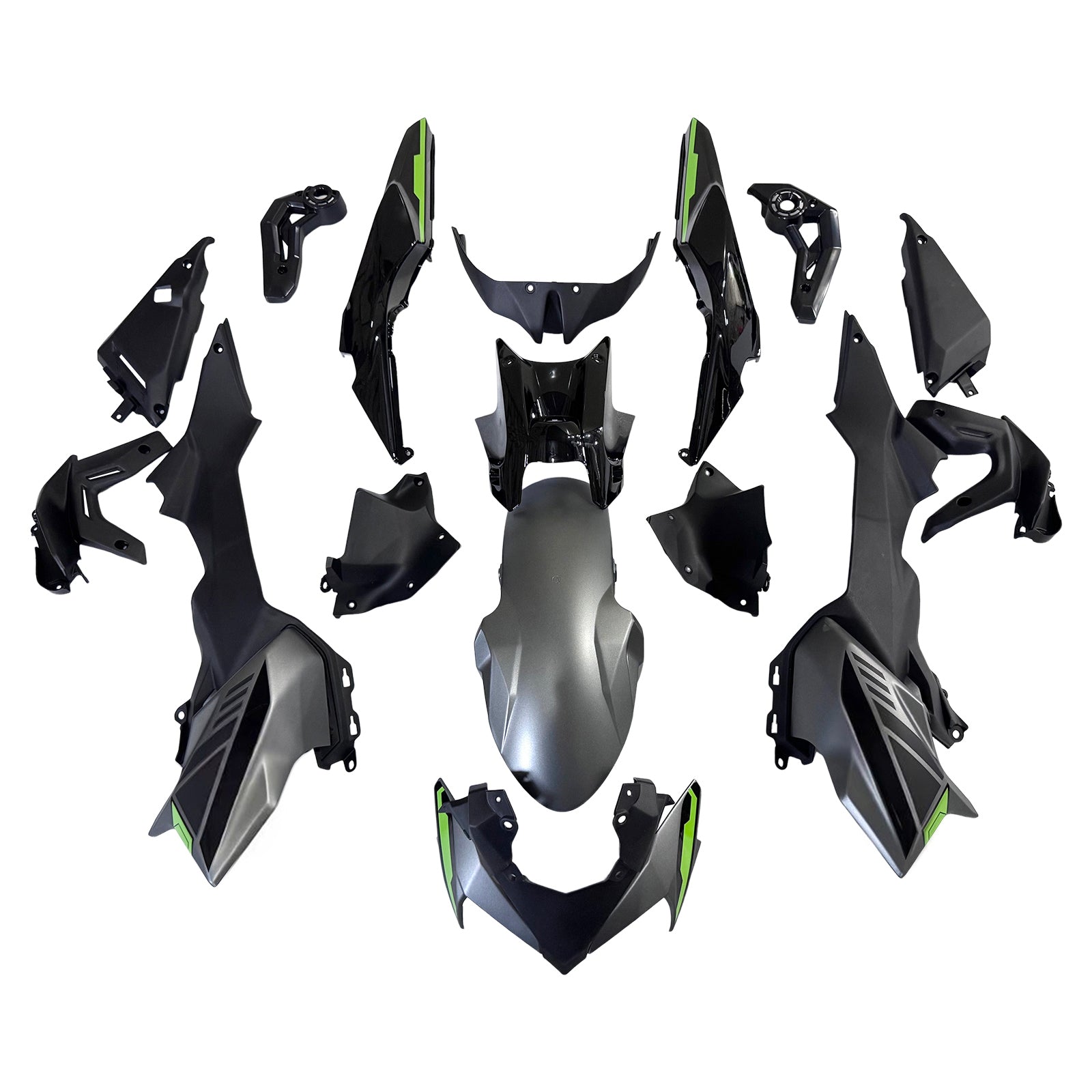 2020-2023 Kawasaki Z650 vstrekovanie kapotáže Kadywork Plastic Abs