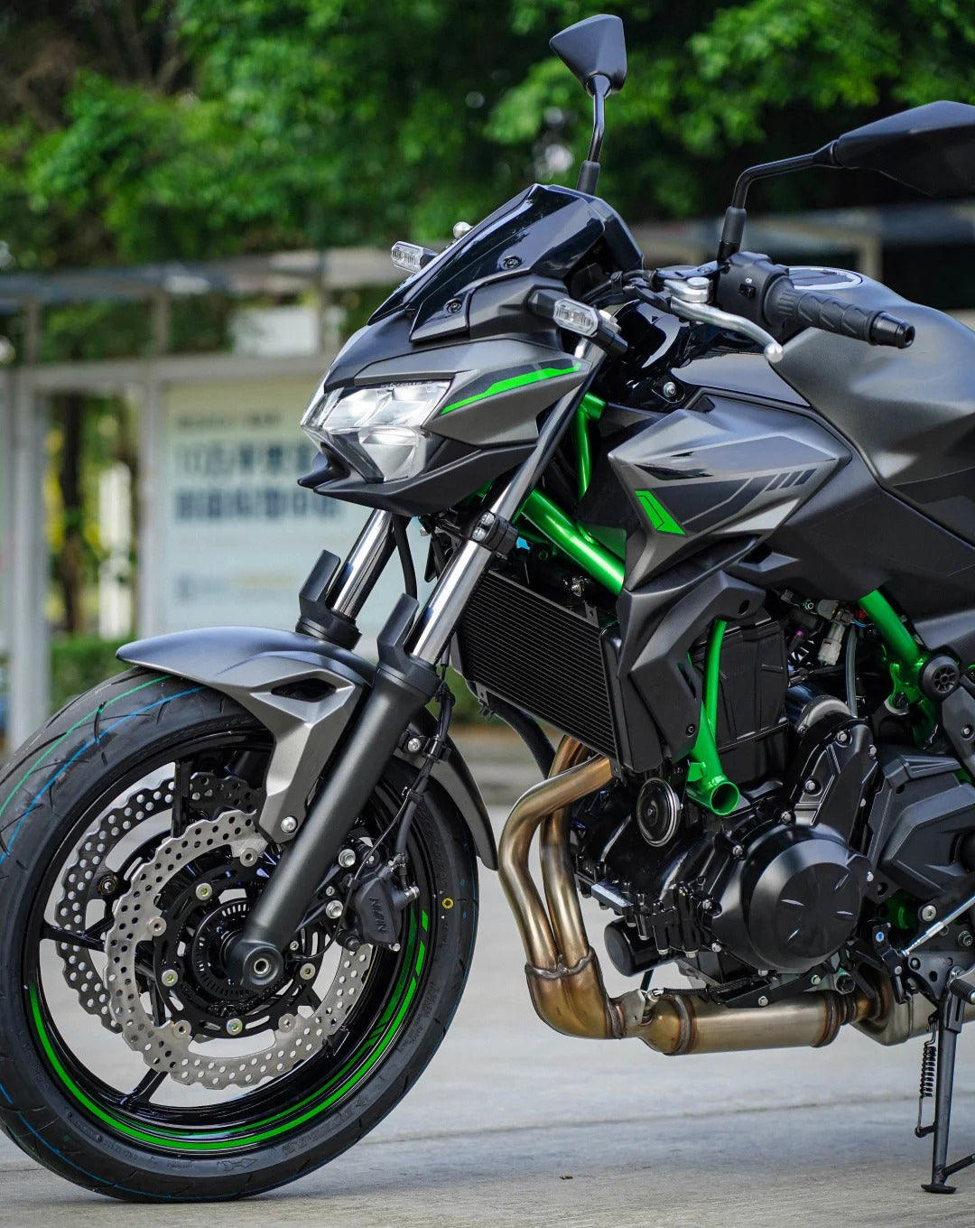 2020-2023 Kawasaki Z650 vstrekovanie kapotáže Kadywork Plastic Abs