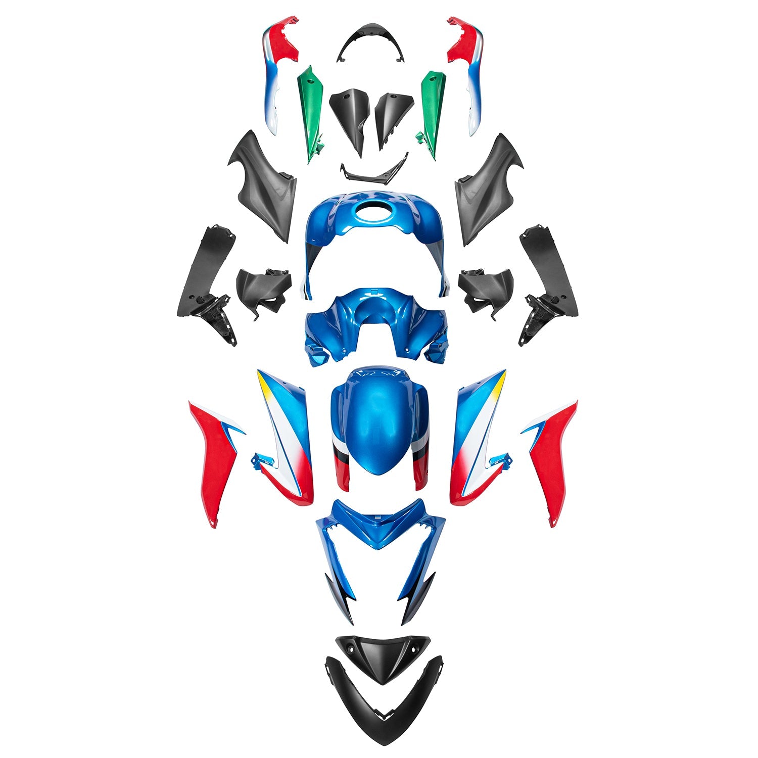 2015-2020 Suzuki GSX-S 1000 Plastic Bodywork Fairing Kit