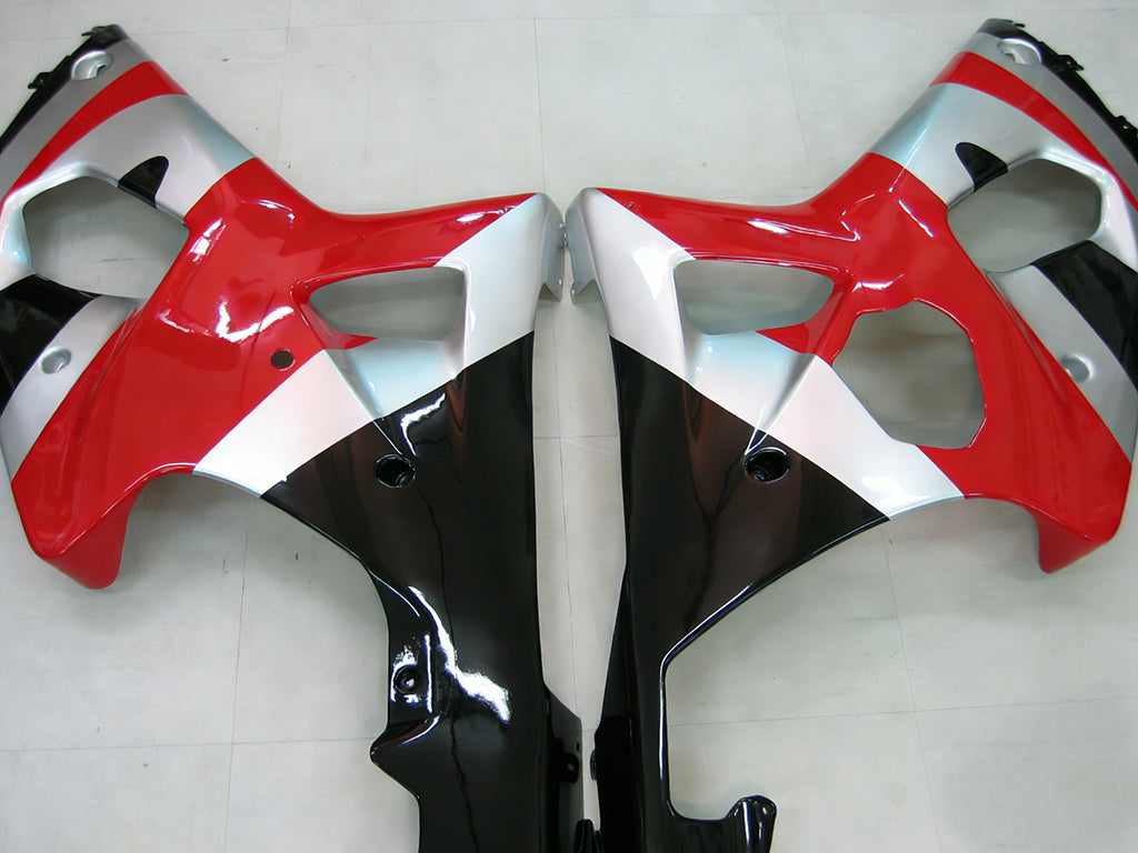 2000-2002 Suzuki GSXR 1000 Black & Red GSXR Racing Amotopart Fairings