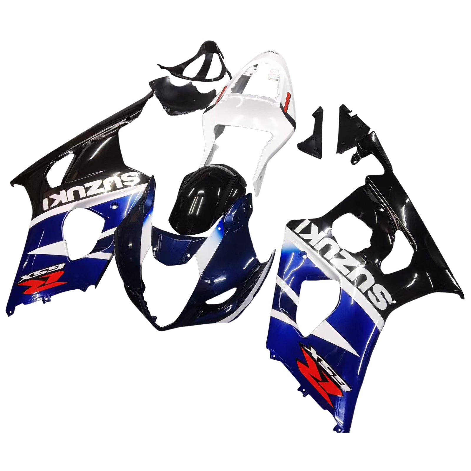 2003-2004 GSXR1000 Bodywork Fairing ABS Injection Molded Plastics Set Generic