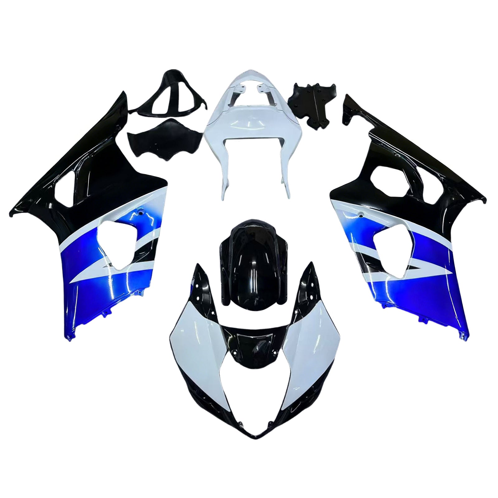 2003-2004 Suzuki GSXR1000 Amotopart Kit de carénage d'injection carrosserie plastique ABS #9