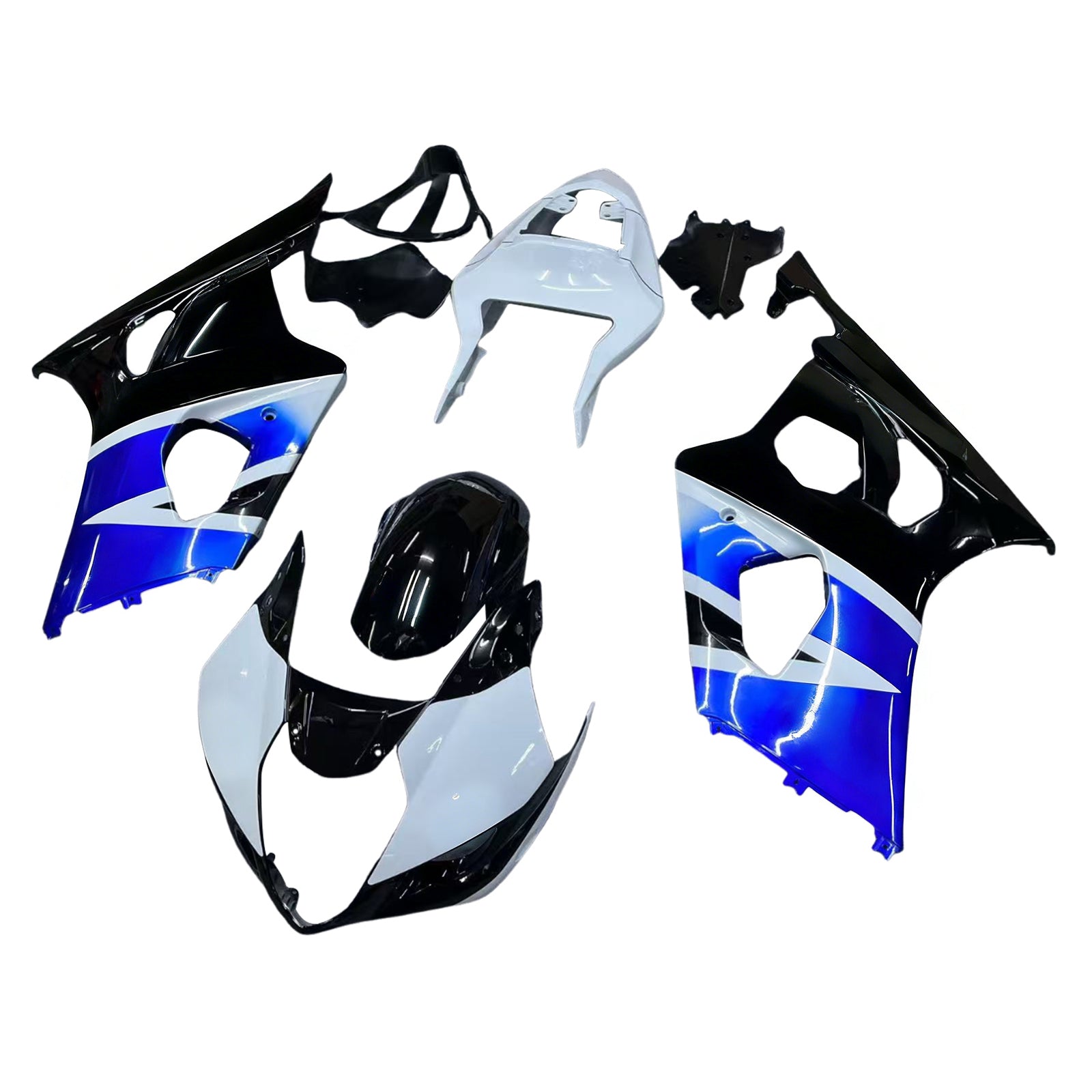 2003-2004 Suzuki GSXR1000 Amotopart Kit de carénage d'injection carrosserie plastique ABS #9