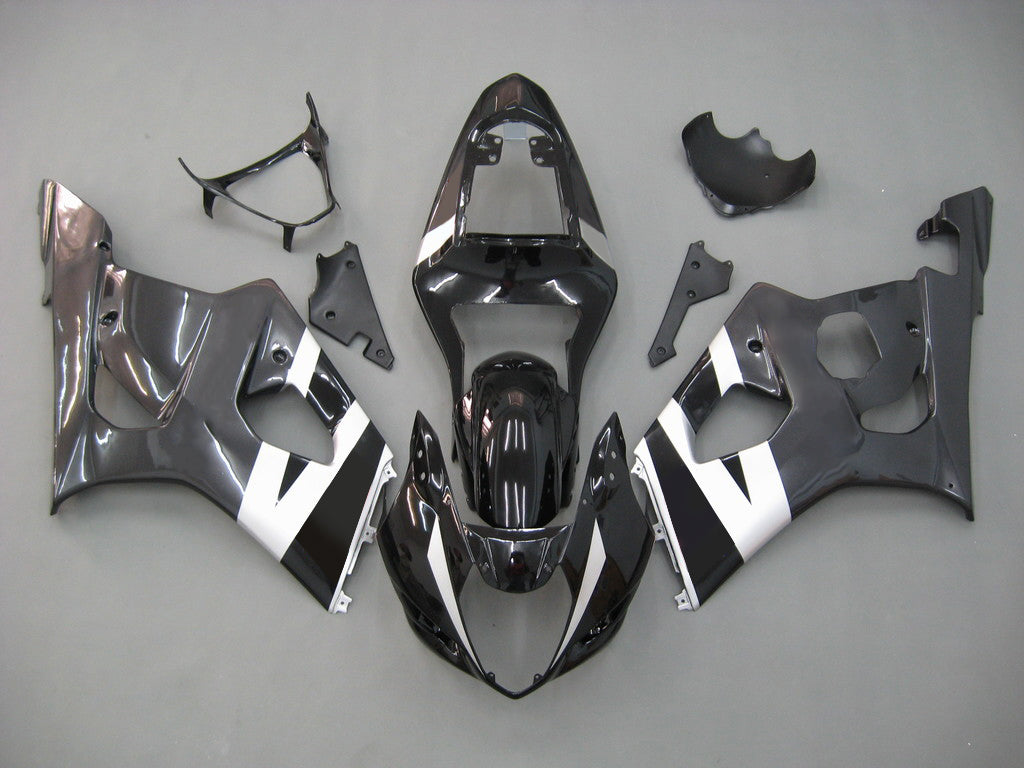 2003-2004 Suzuki GSXR 1000 zwart & wit GSXR Racing stroomlijnkappen algemeen