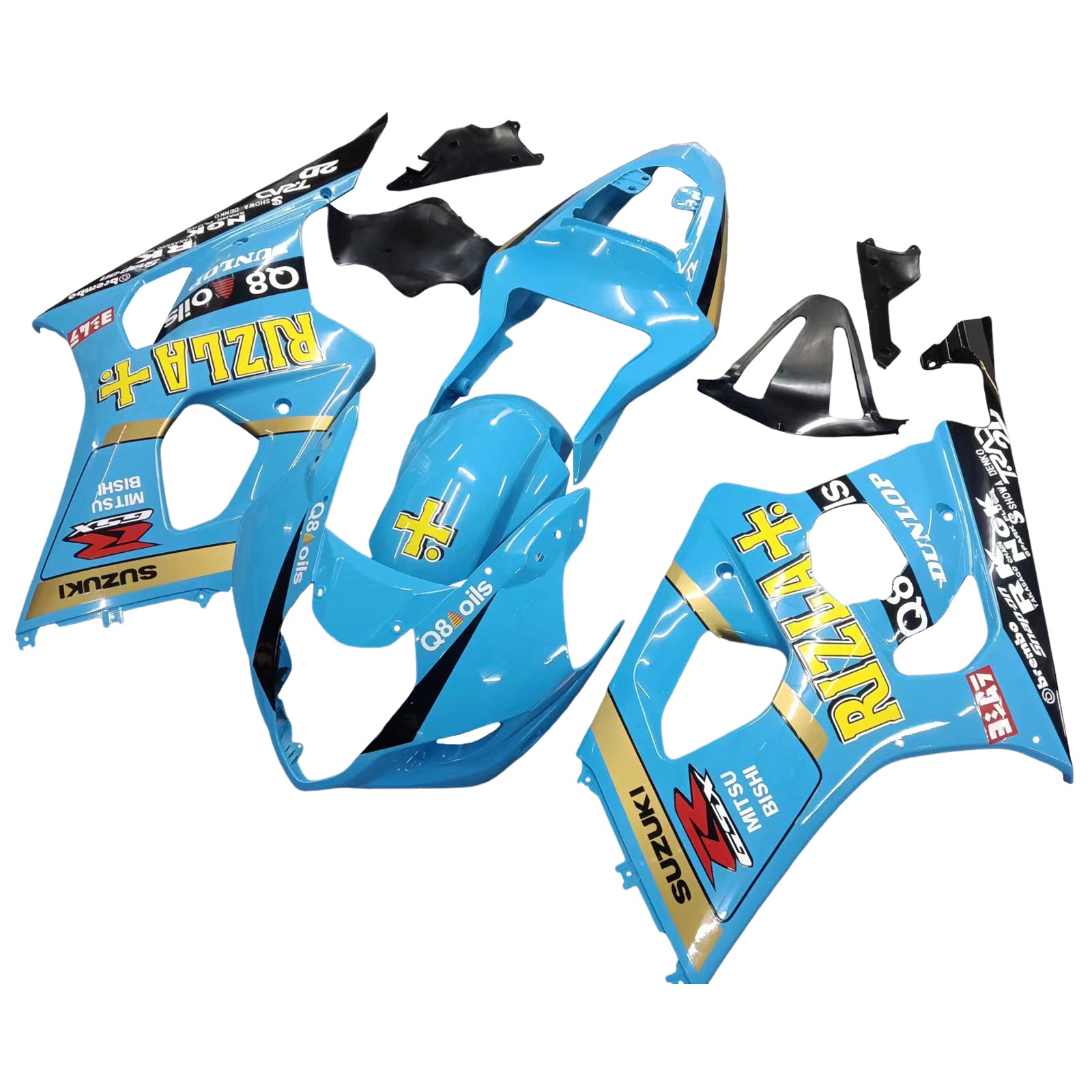 2003-2004 Suzuki GSXR 1000 Blue Rizla Suzuki Racing Fairings Generic