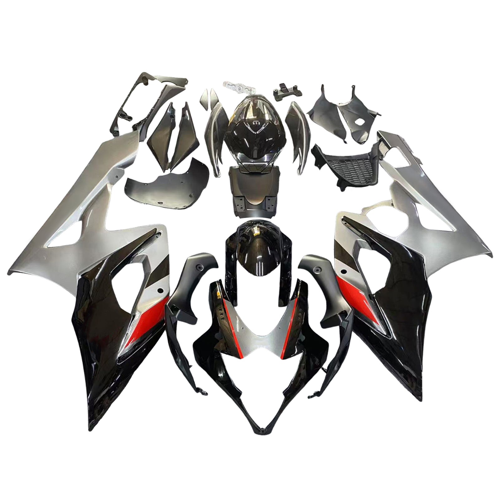 2005-2006 Suzuki GSXR1000 K5 Amotopart Kit de carénage d'injection carrosserie plastique ABS #120