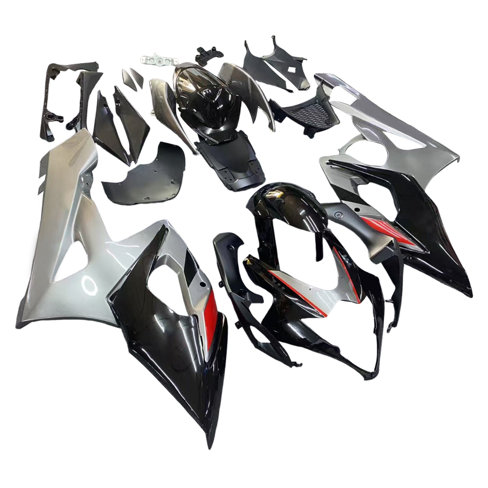 2005-2006 Suzuki GSXR1000 K5 Amotopart Kit de carénage d'injection carrosserie plastique ABS #120