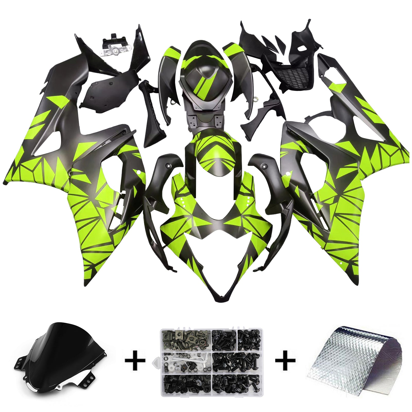 2005-2006 Suzuki GSXR1000 K5 Amotopart Injection Fairing Kit Bodywork Plastic ABS #150