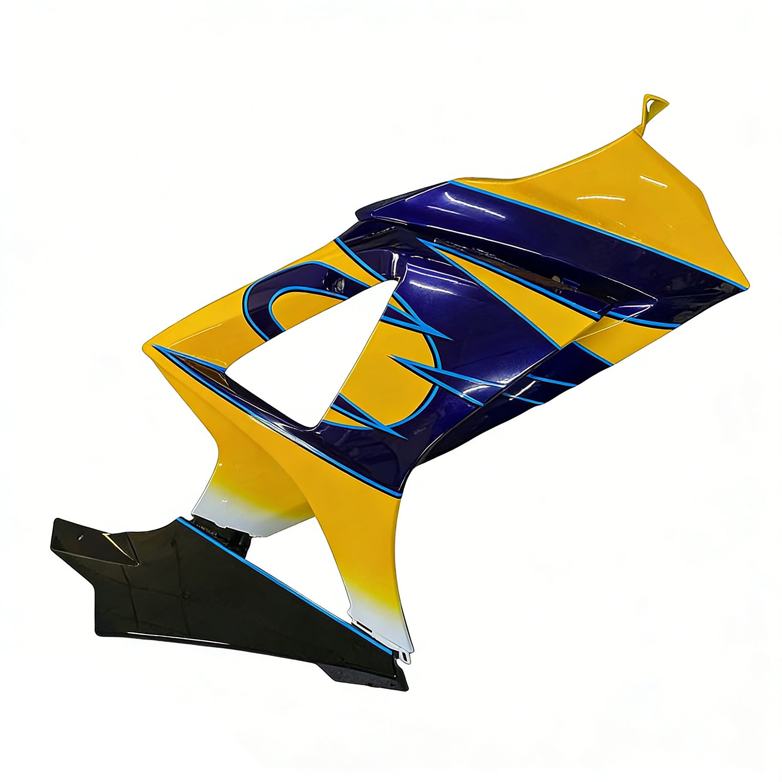 2007-2008 Suzuki GSXR 1000 Geel Blauw Alstare Corona Racing Stroomlijnkappen Generiek
