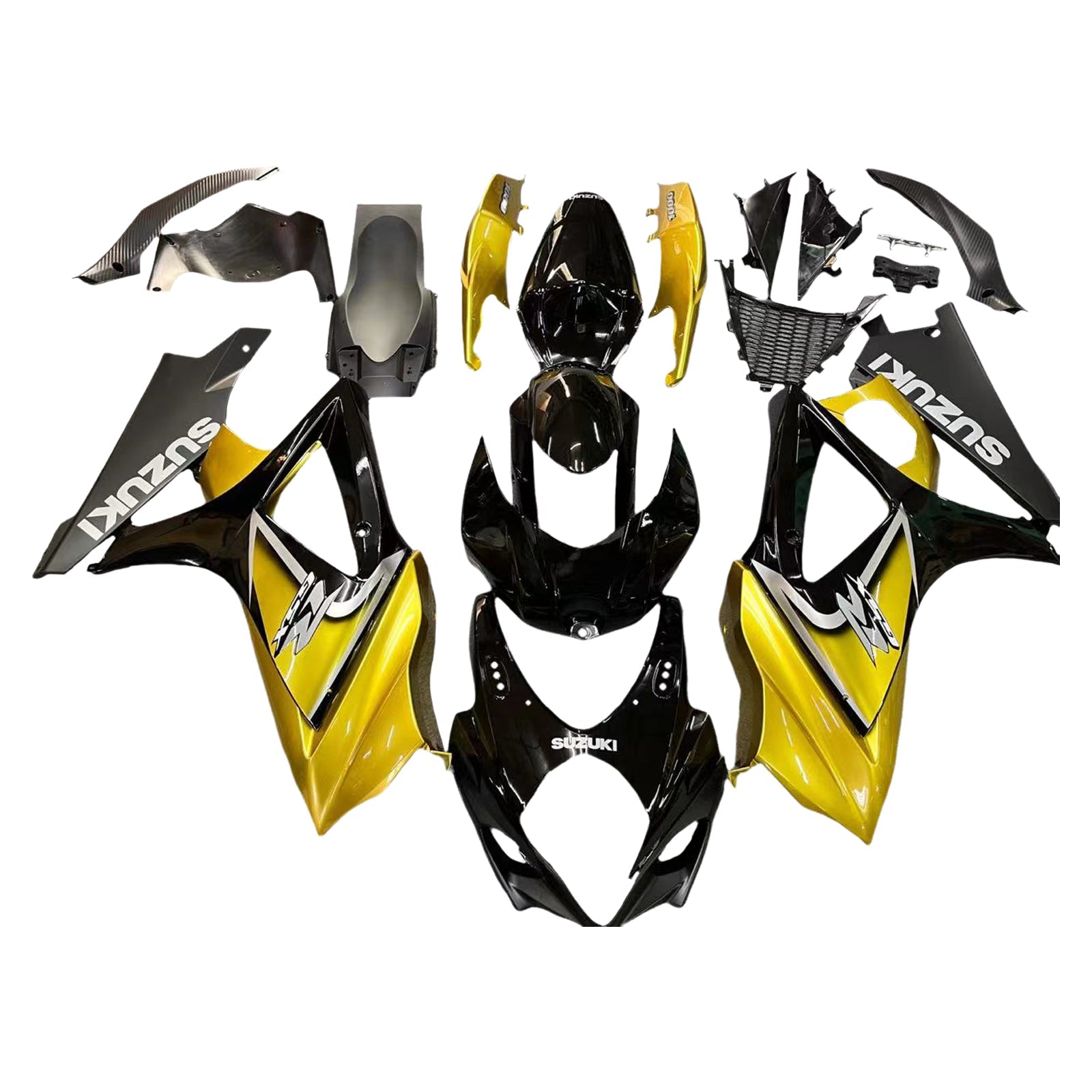 2007-2008 Suzuki GSXR1000 Fairing Kit Bodywork Plastic ABS