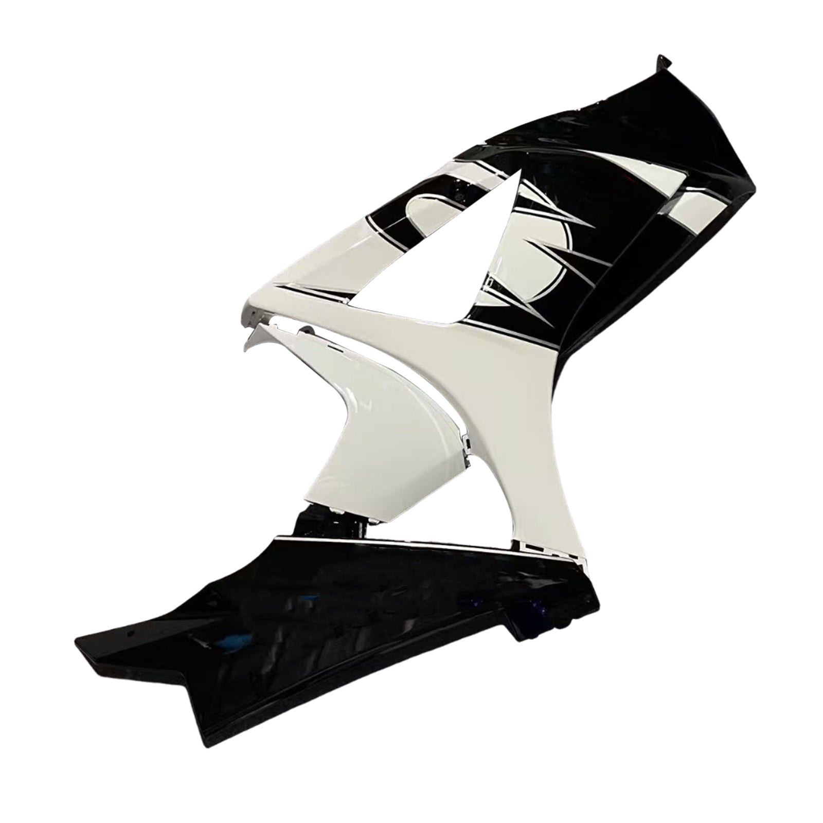 Suzuki GSXR 1000 2007-2008 Negra & Carenados de carreras GSXR blancos genéricos
